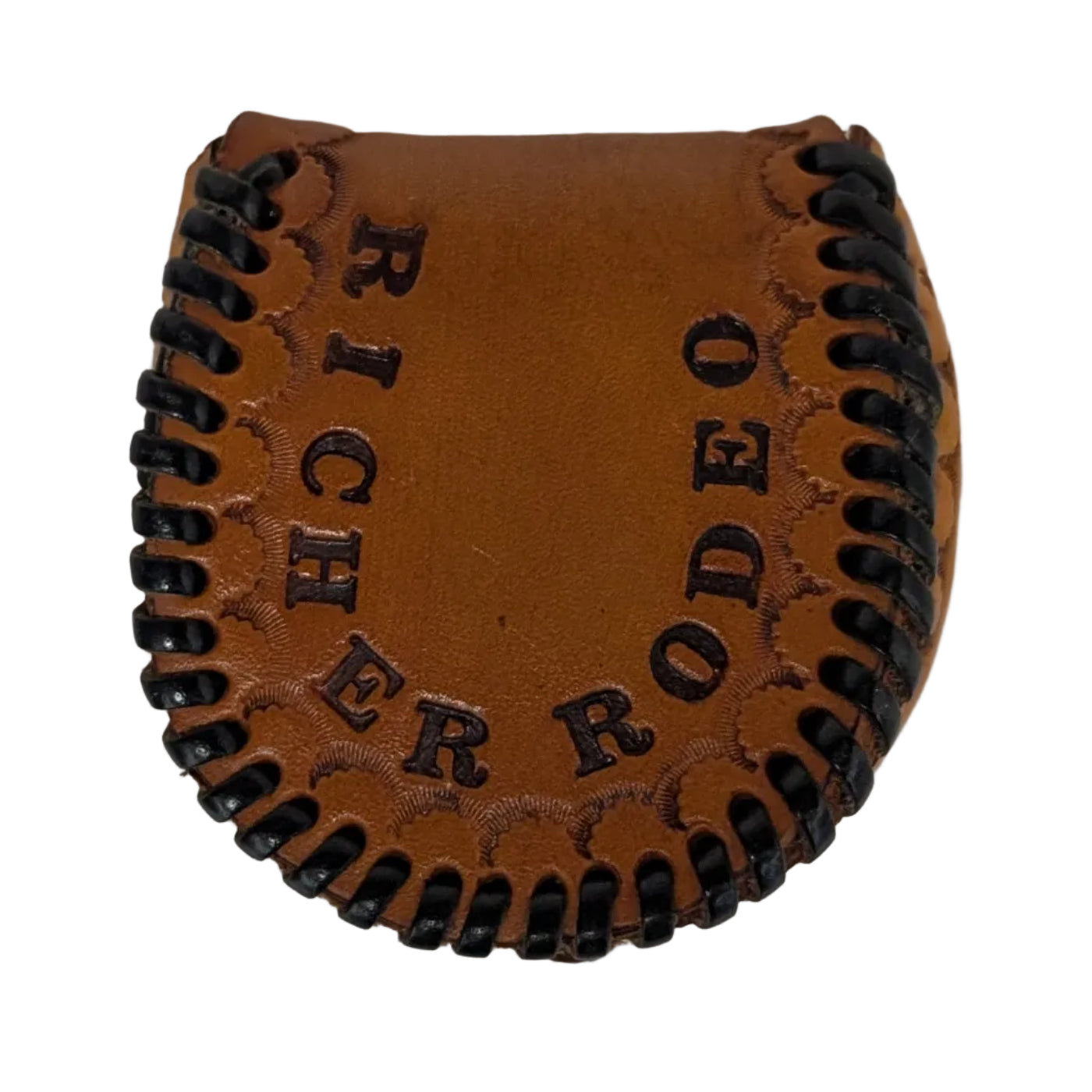 Richer Rodeo Hand Tooled Leather Coin Purse