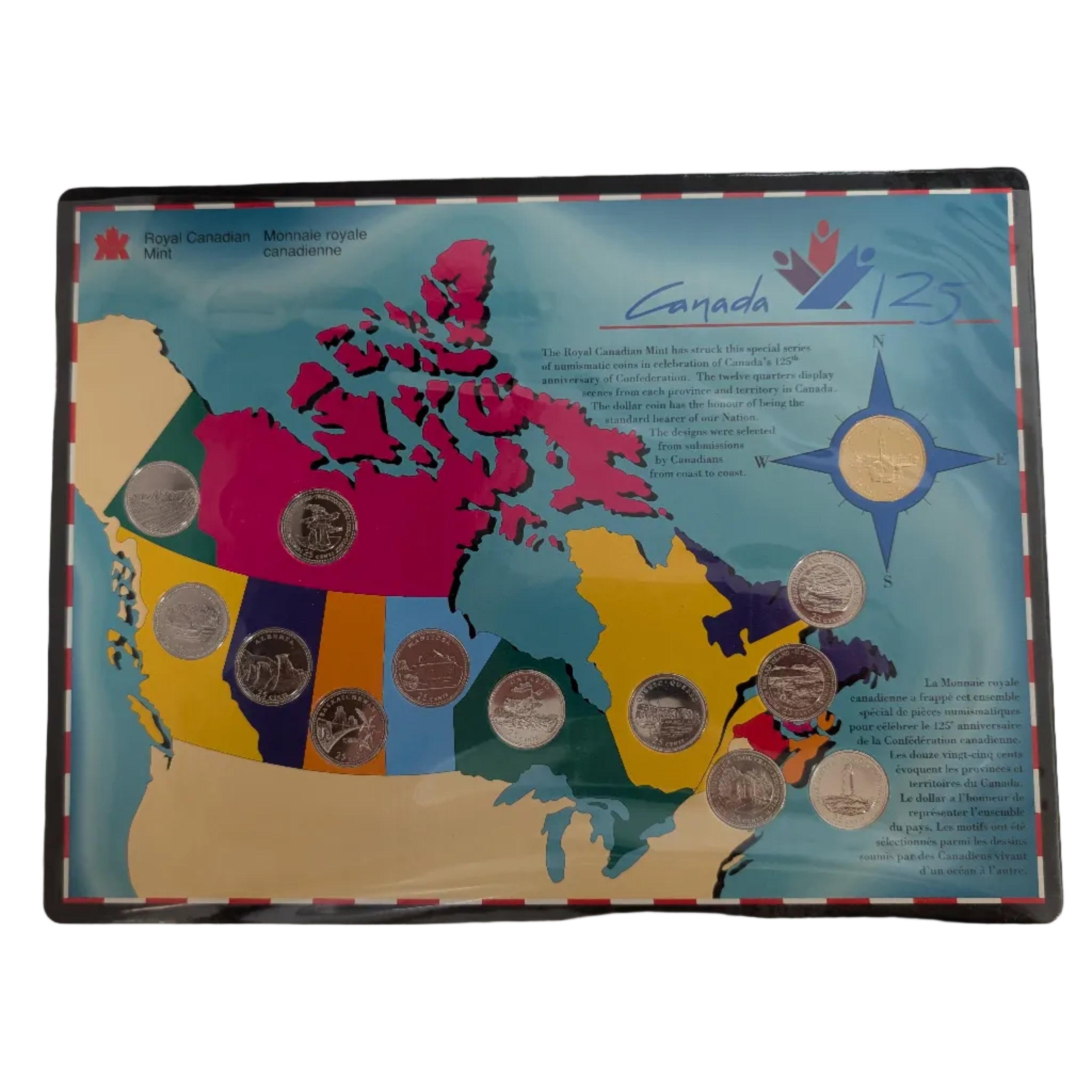 Royal Canadian Mint Canada's 125th Anniversary Coin Set