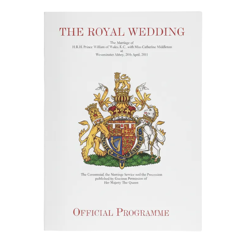 Royal Wedding Official Programme