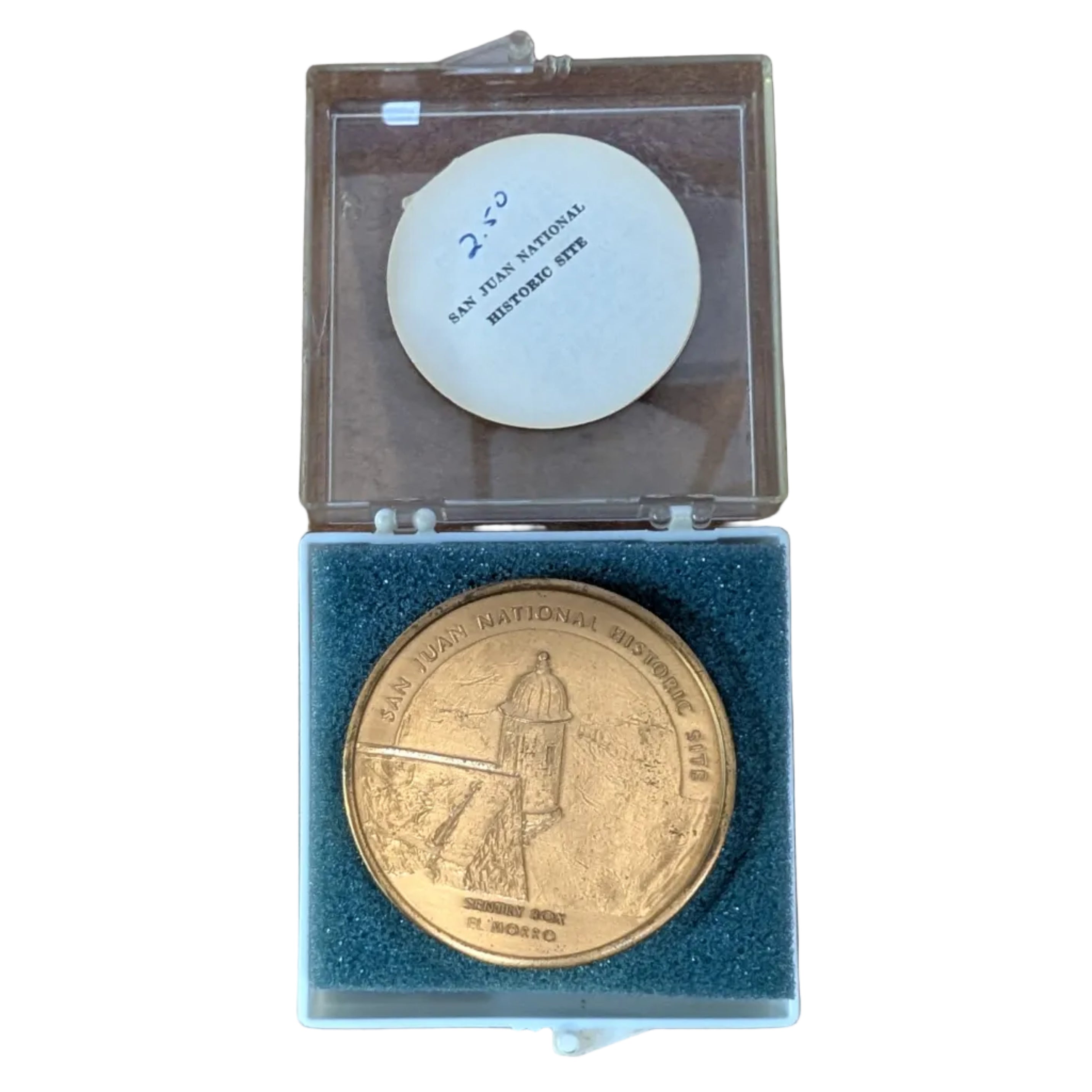 San Juan National Historic Site Medallion 