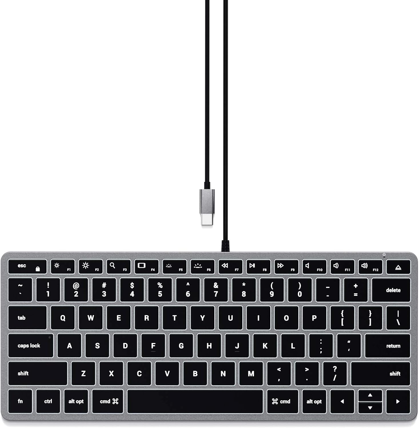 Satechi Slim Bluetooth W1 USB-C Backlit Keyboard
