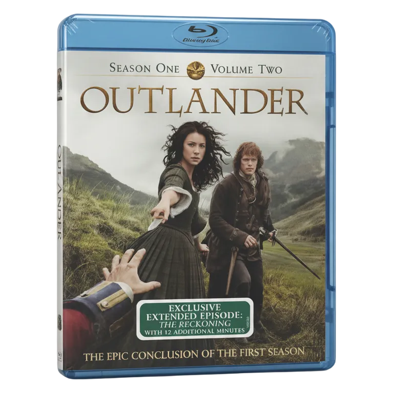 Blu-ray cover of 'Outlander' Season One Volume Two on a gray background
