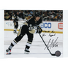 Aaron Asham Autographed 8x10 Pittsburgh Penguins Photo