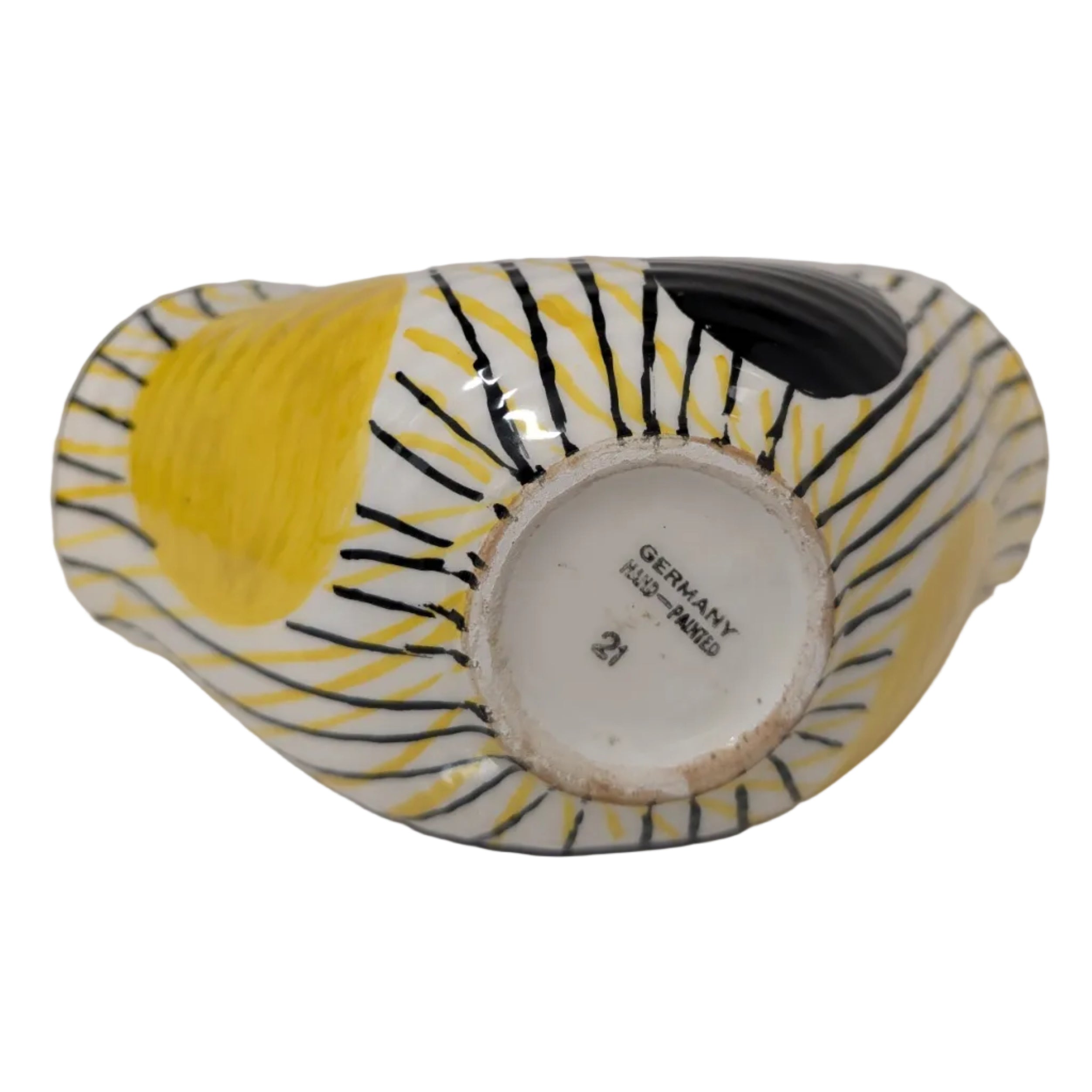 Schramberg Majolika "Hawaii" Vase — Elfie Stadler, 1950s