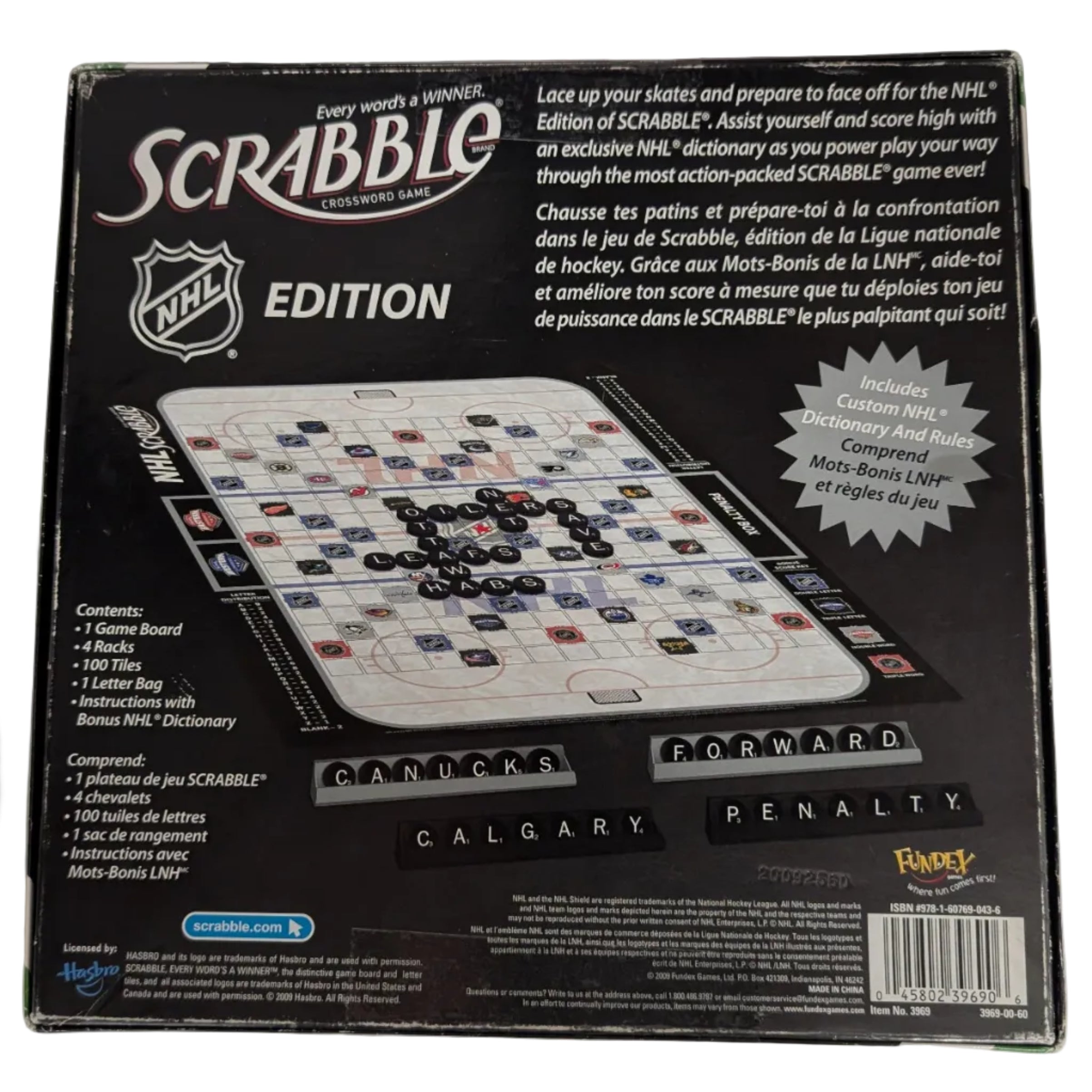 Scrabble Hockey NHL Edition