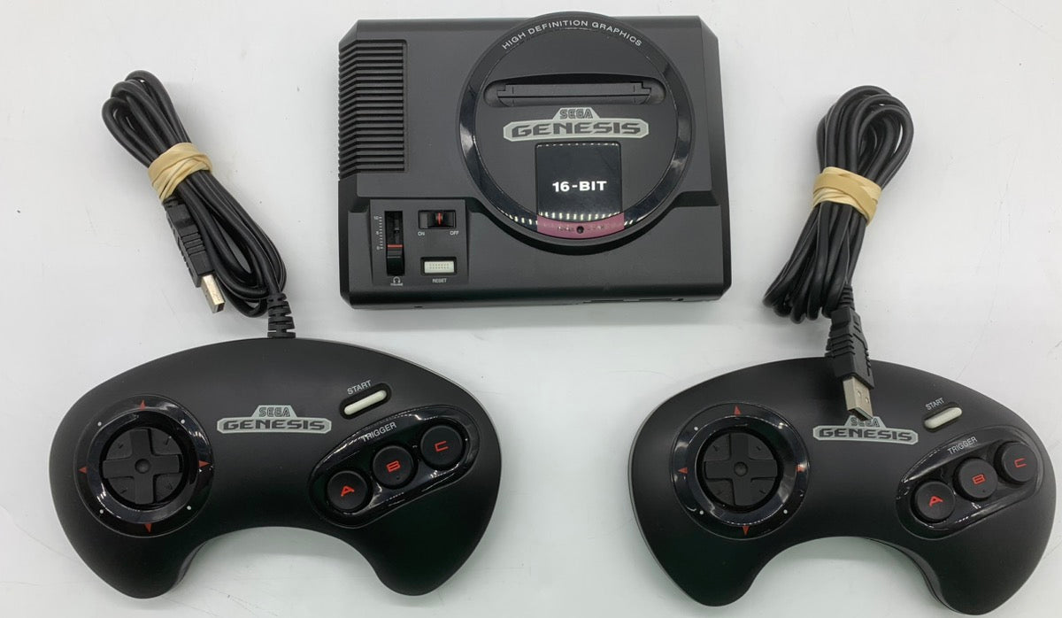 Sega Genesis Mini 16 Bit Game Console, 2 Wired Controllers MK-16000