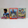 Set of 3 NFL Buffalo Bills 1970's Trading Cards