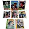 Set of 8 NFL Chicago Bears 1970's Trading Cards