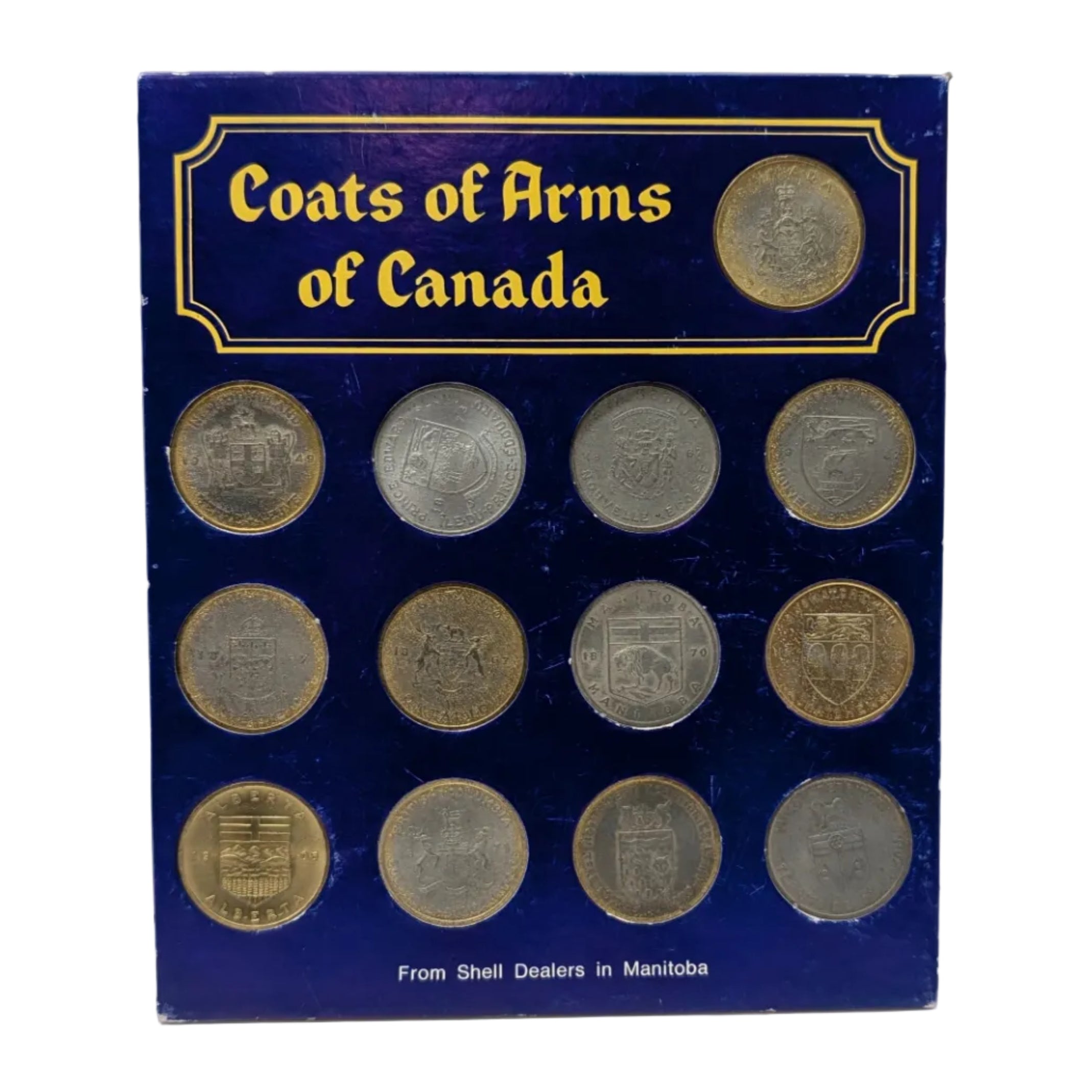 Shell Canada Coat of Arms & Floral Emblems of Canada Coin Set