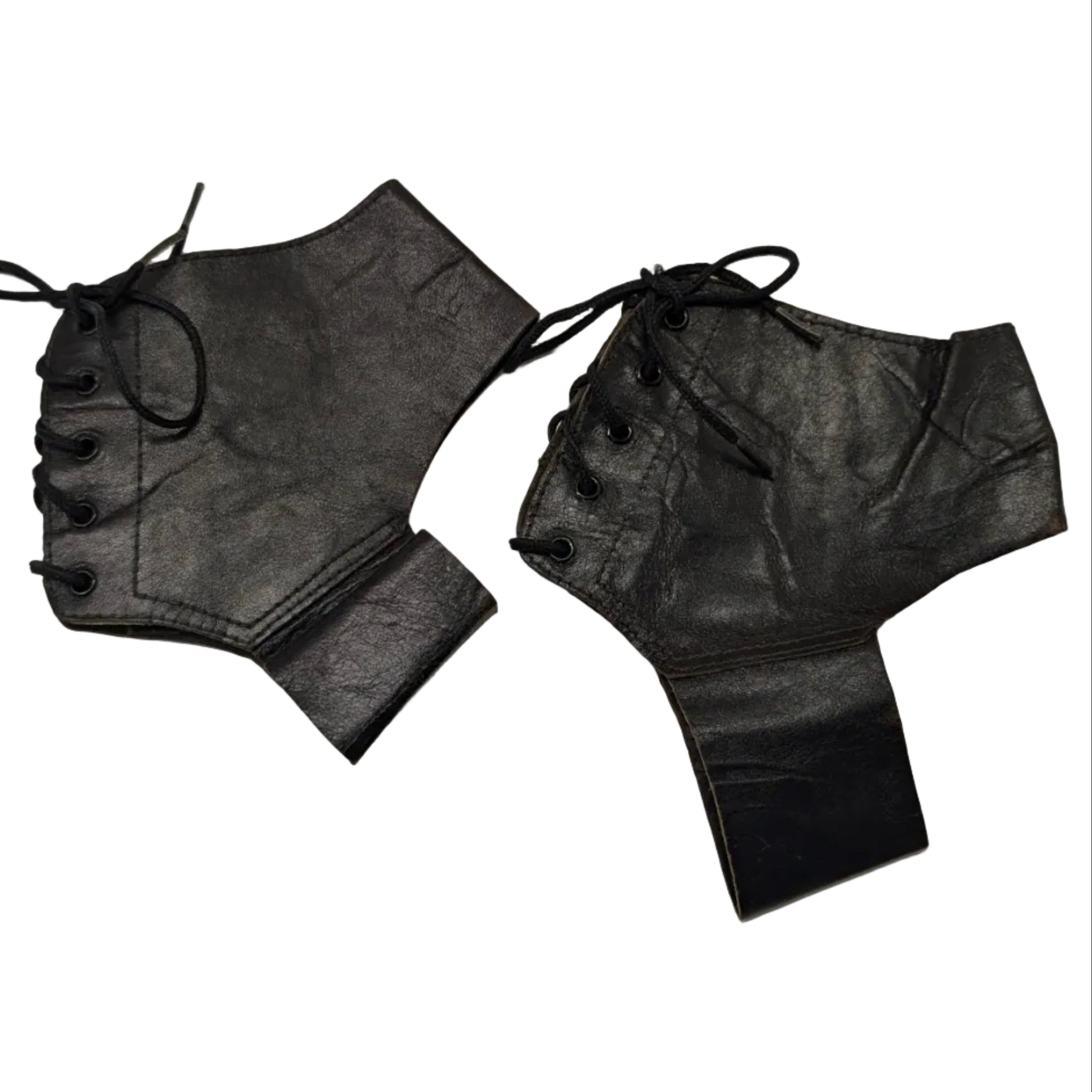 Soft Leather Lace-Up Spats