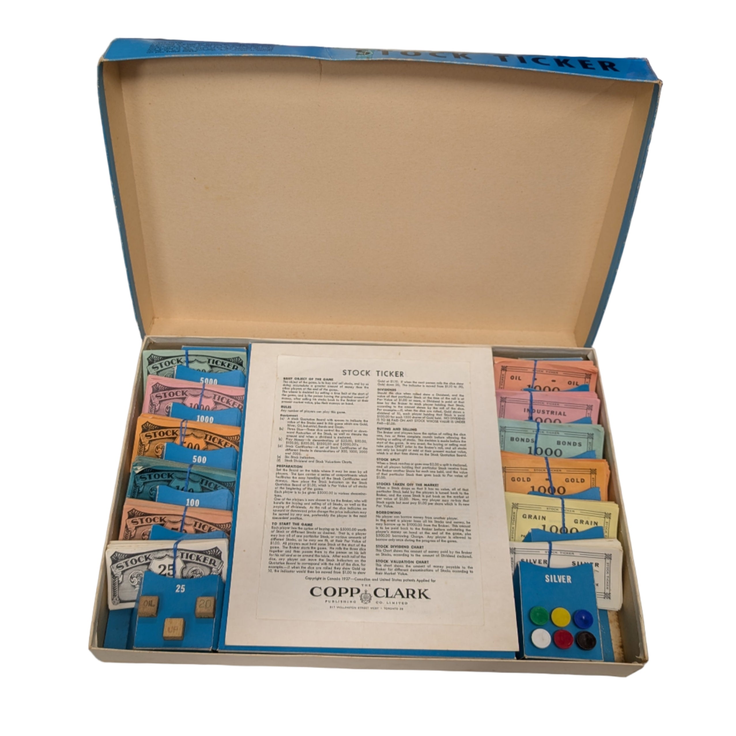 Stock Ticker - 1937 Board Game 2
