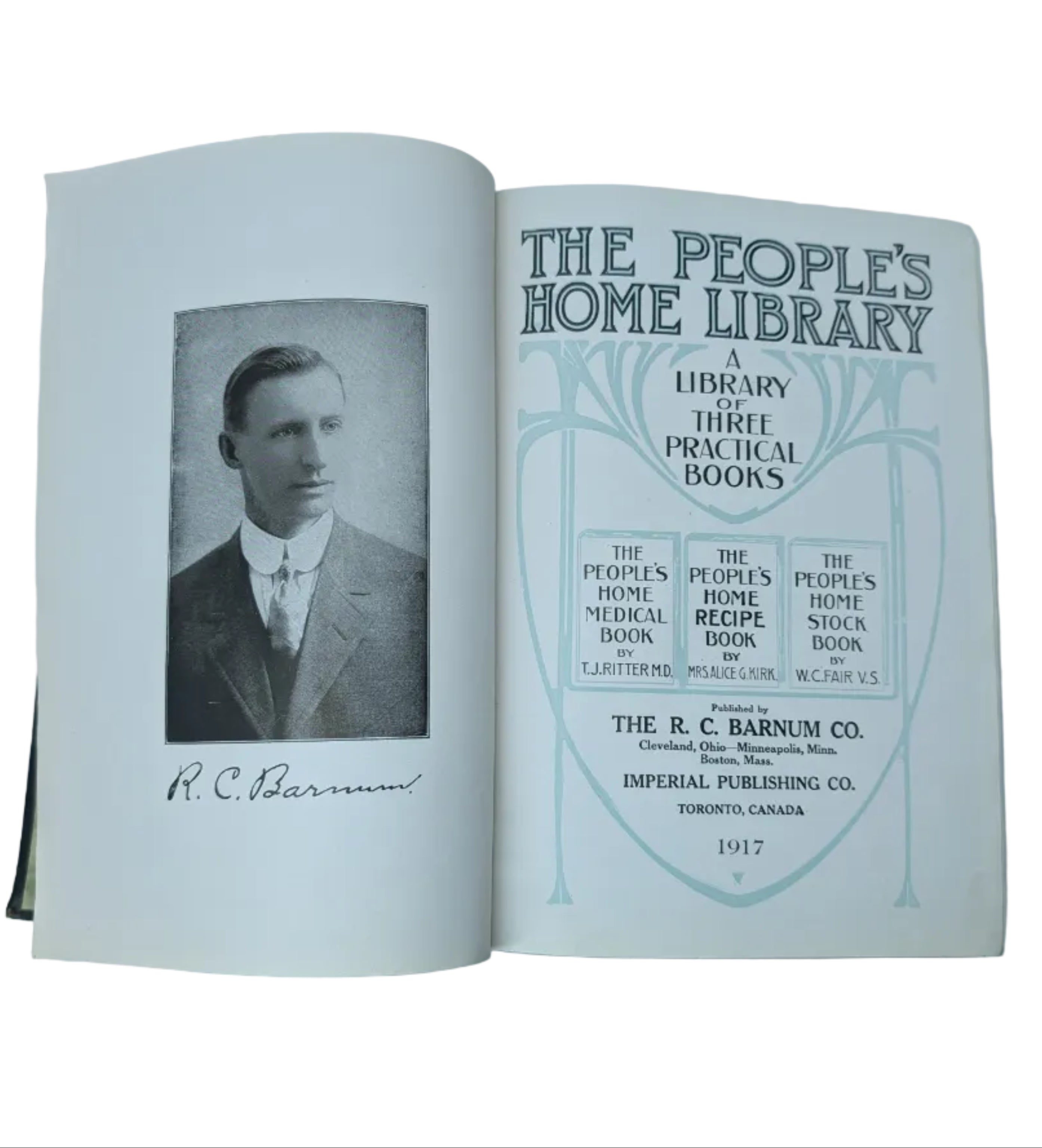 The People's Home Library: Medical, Cooking, Veterinary (1917)