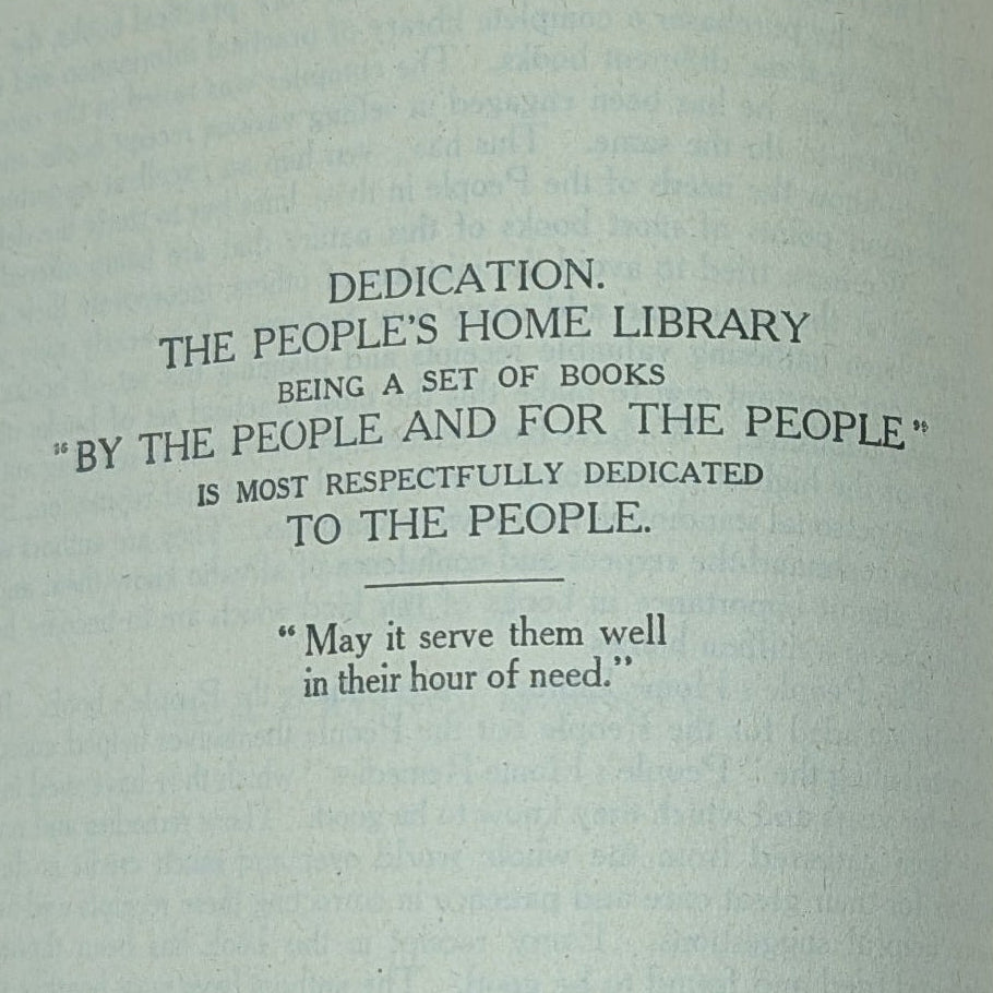 The People's Home Library: Medical, Cooking, Veterinary (1917)