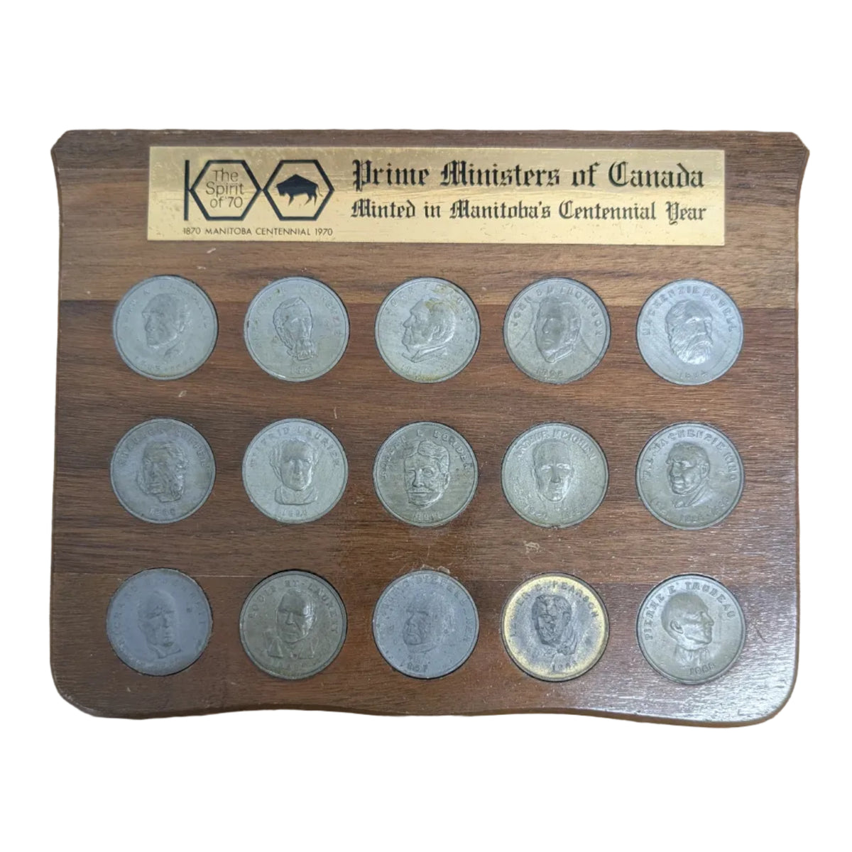 The Prime Ministers of Canada Commemorative Medallions 