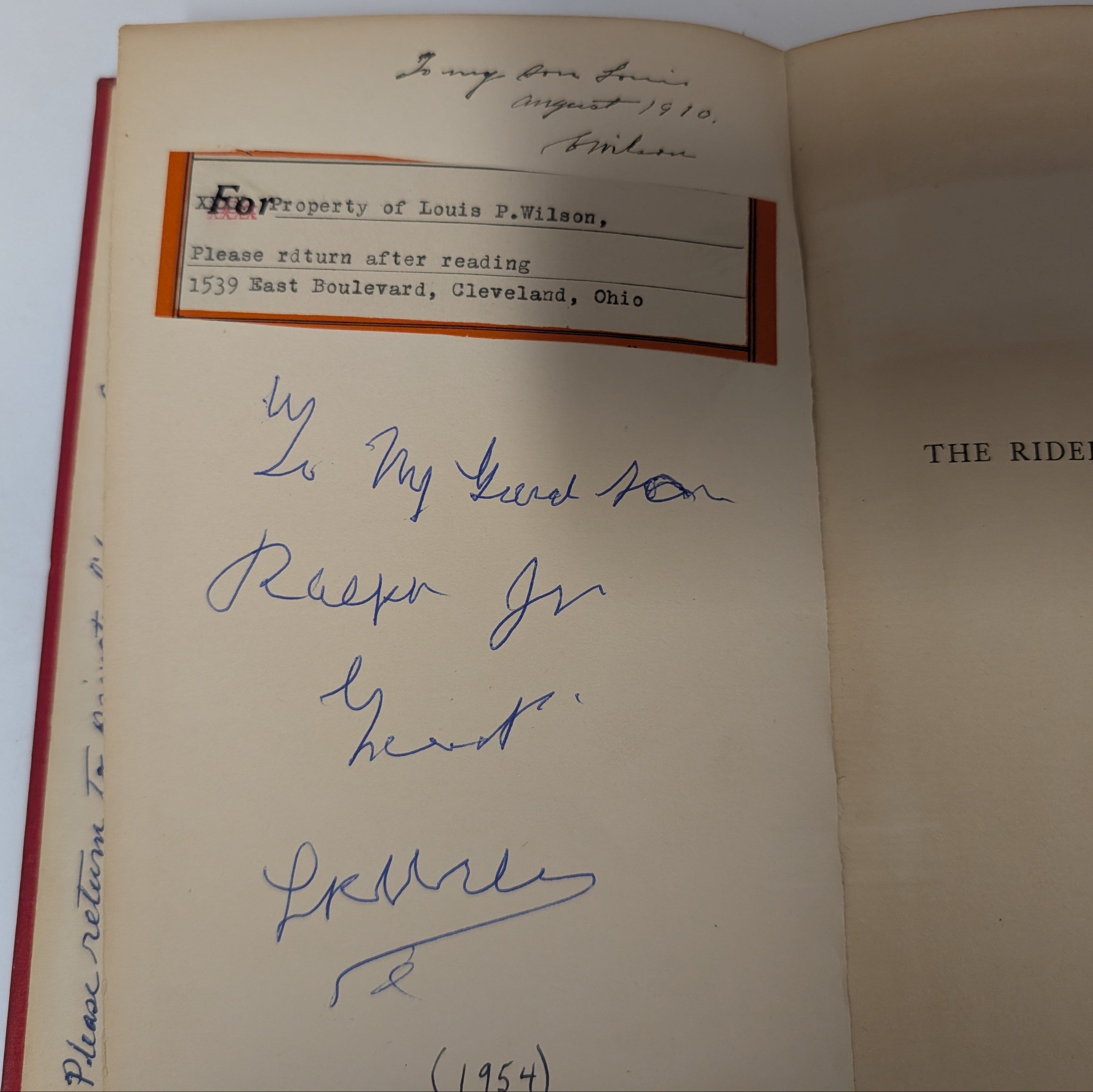 The Riders of the Plains – A. L. Haydon (1910)