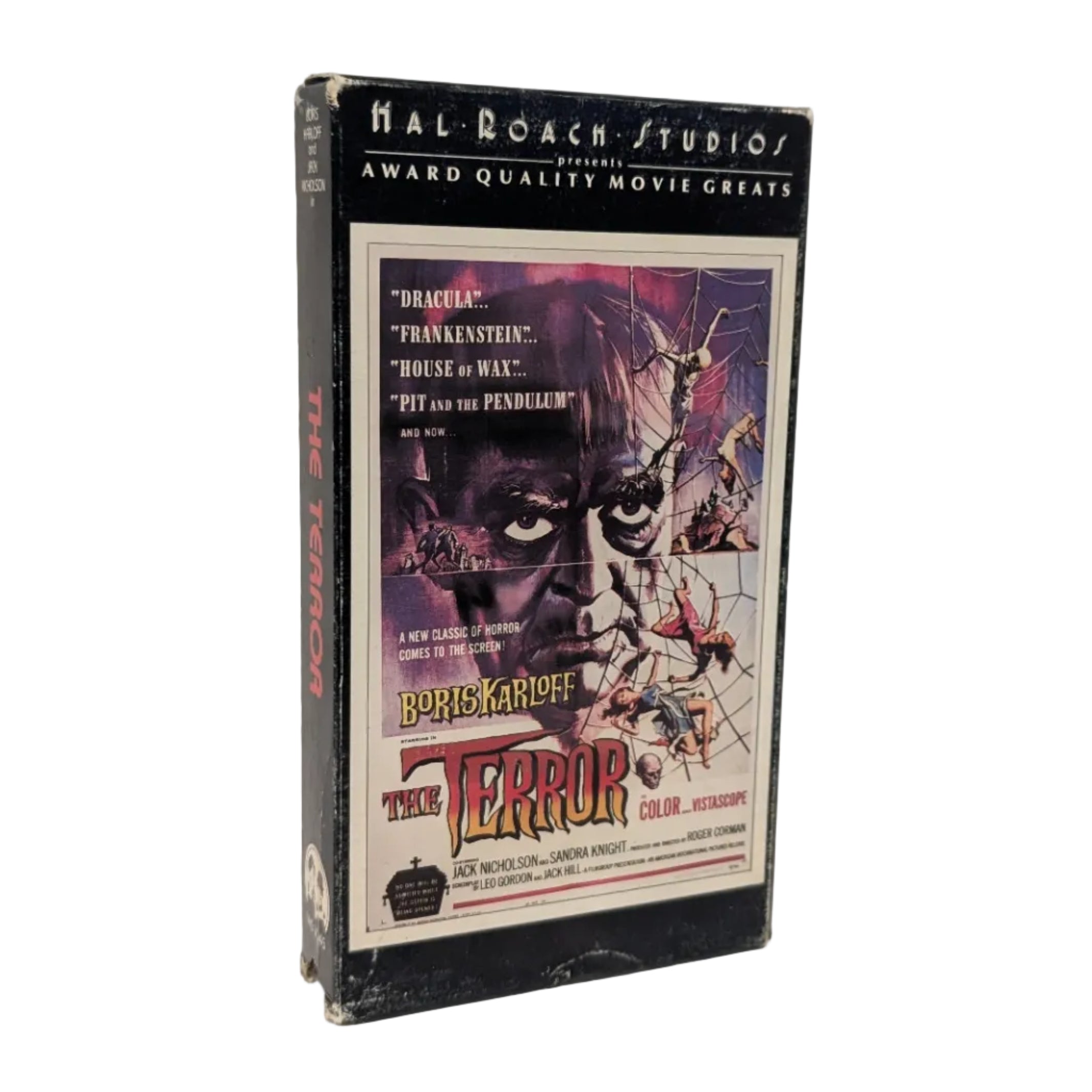 The Terror (1963) VHS - Boris Karloff - Hal Roach Studios