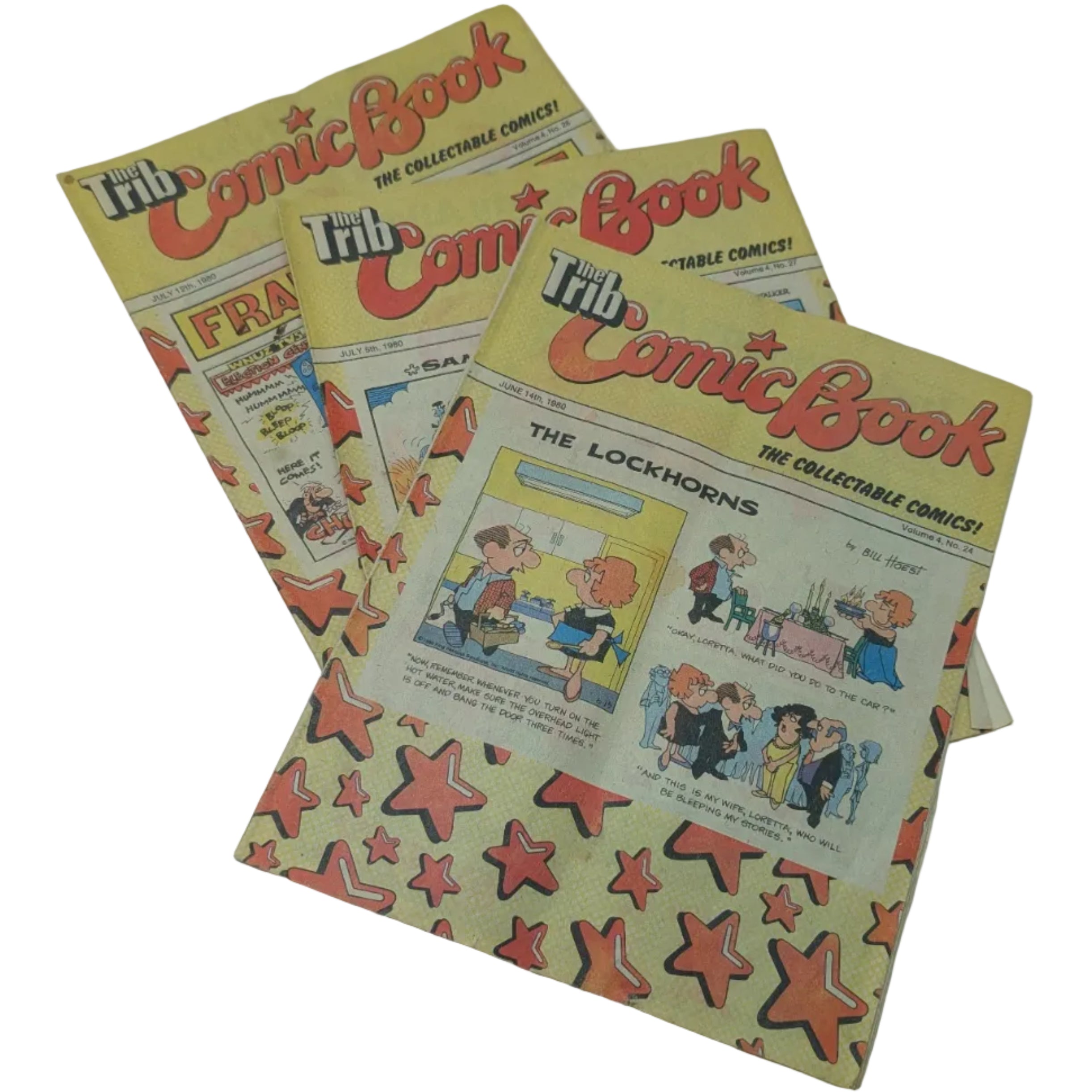 The Trib Comic Book Lot of 3 – Vol 4 No. 24, 27 & 28 (1980)