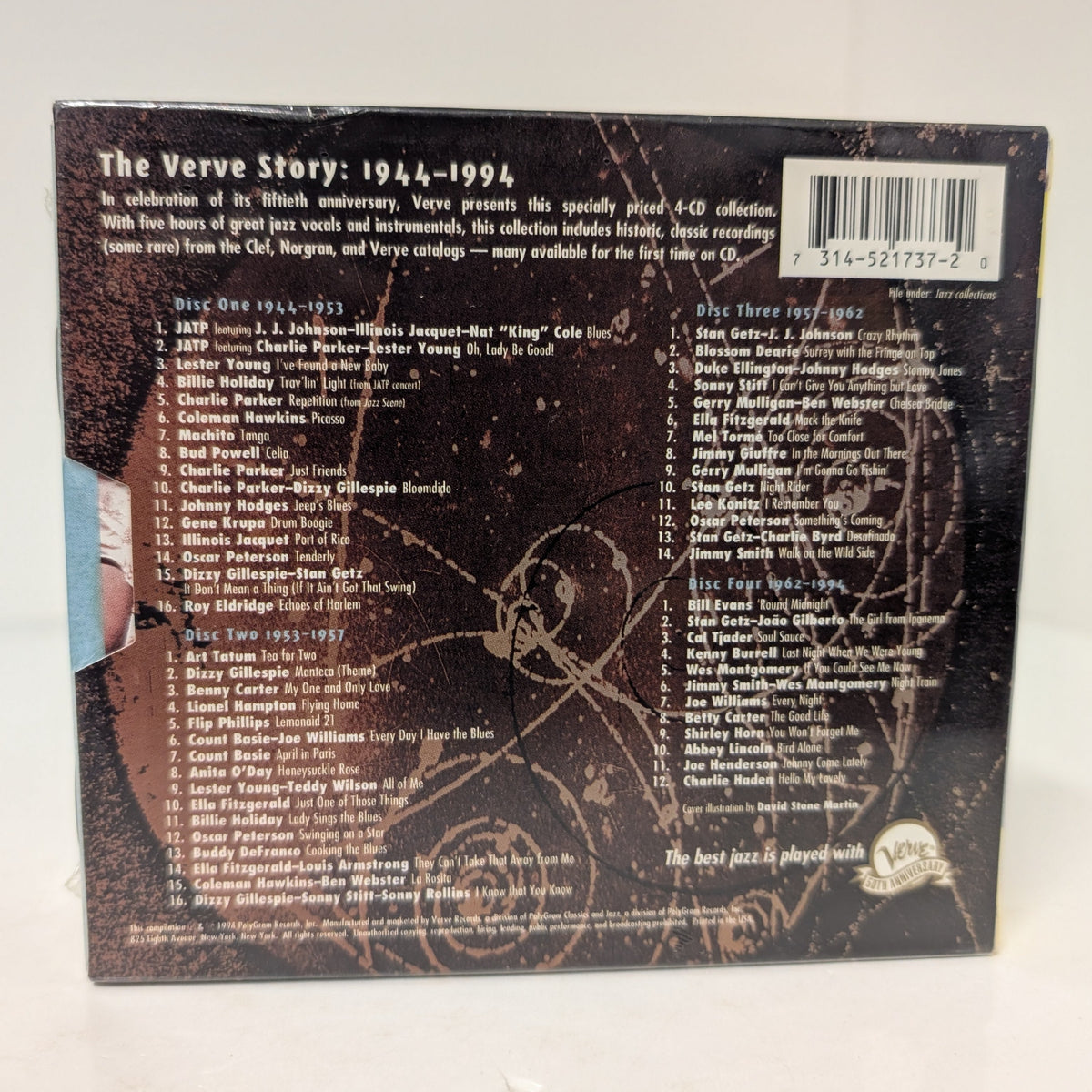 The Verve Story 1944–1994: 4-CD Set