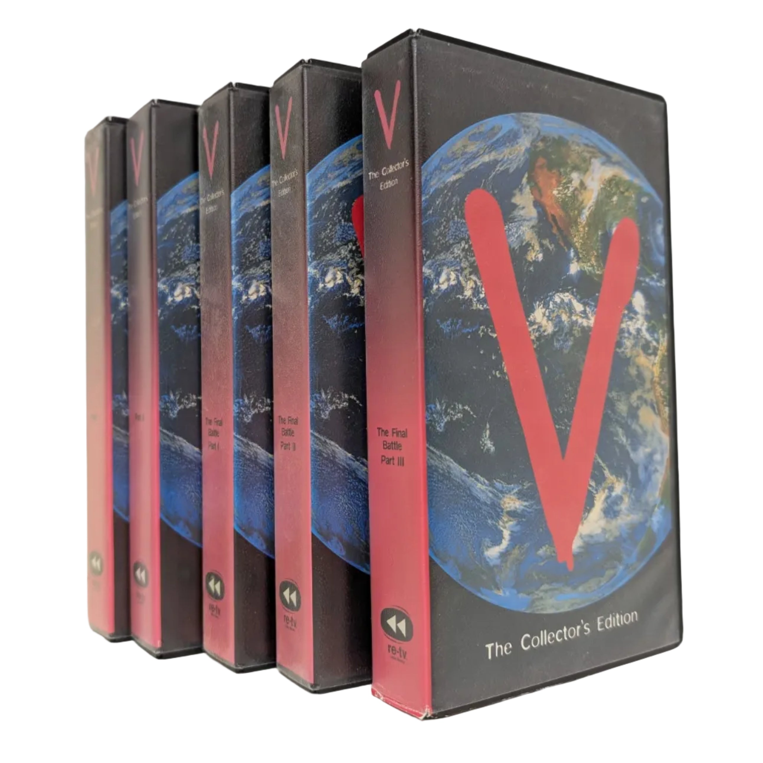 V: The Original Miniseries & V: The Final Battle VHS Set 
