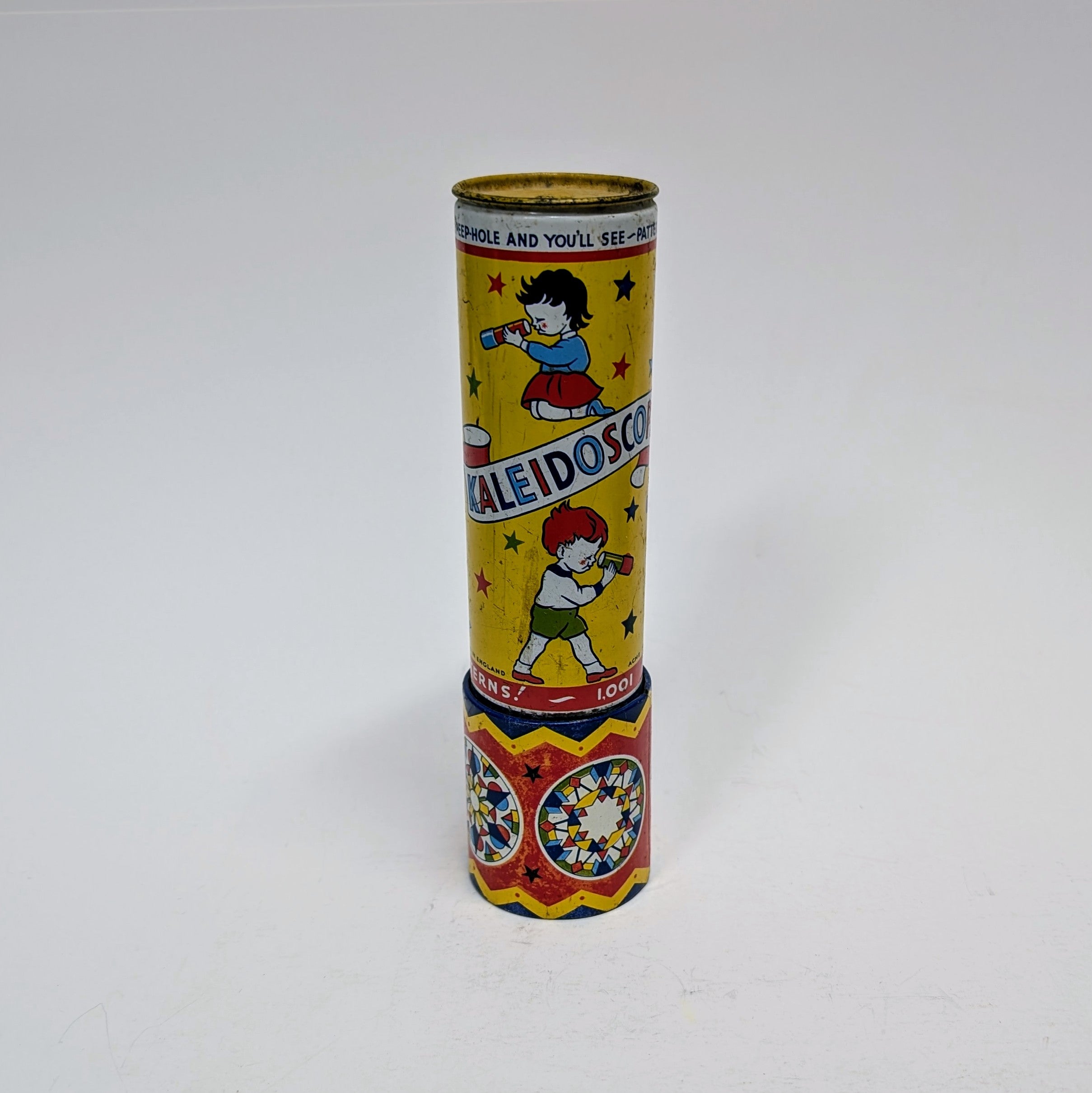 Vintage 1950s Acme Toys Tin Kaleidoscope