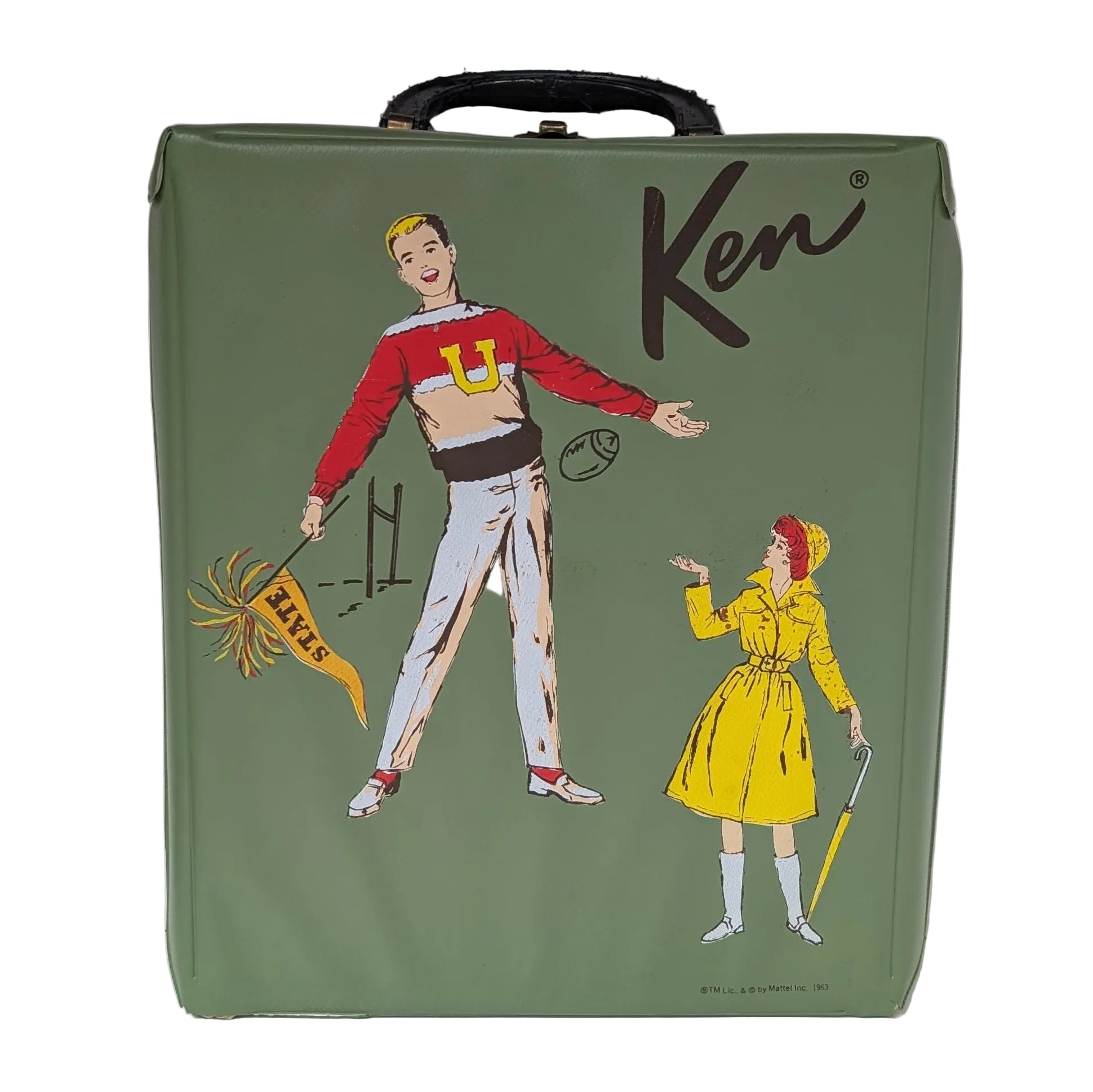 Vintage 1960s Mattel Ken Doll Carrying Case