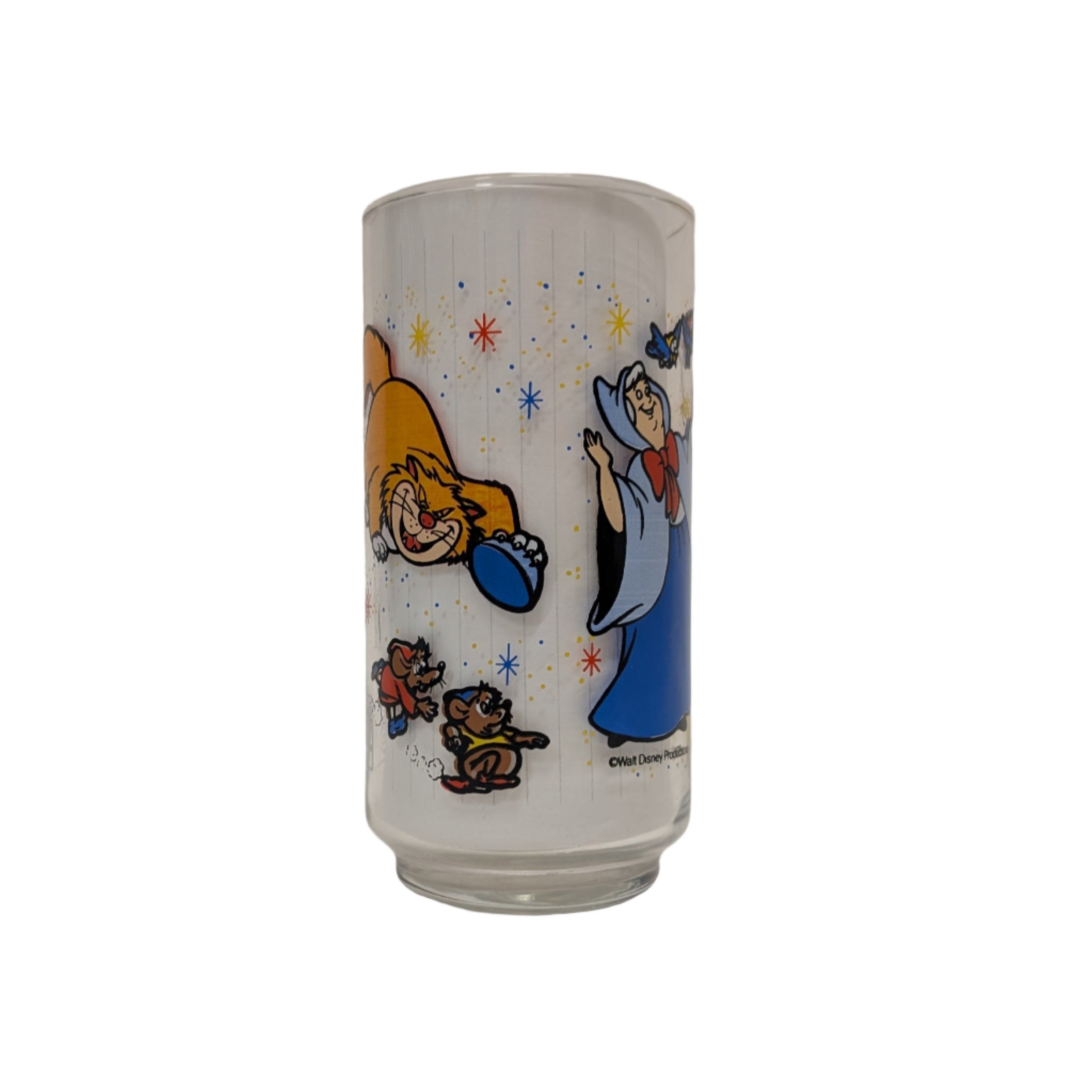 Vintage 1980s Walt Disney Cinderella McDonald's Coca-Cola Glass 2