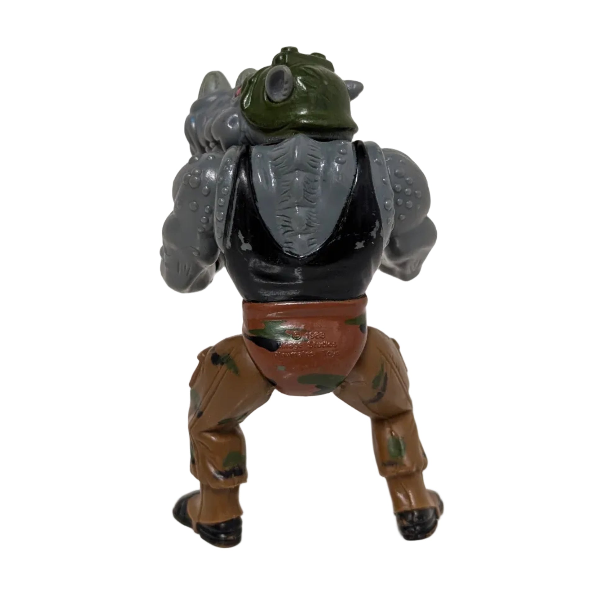 Vintage 1988 Rocksteady Rhino TMNT Action Figure