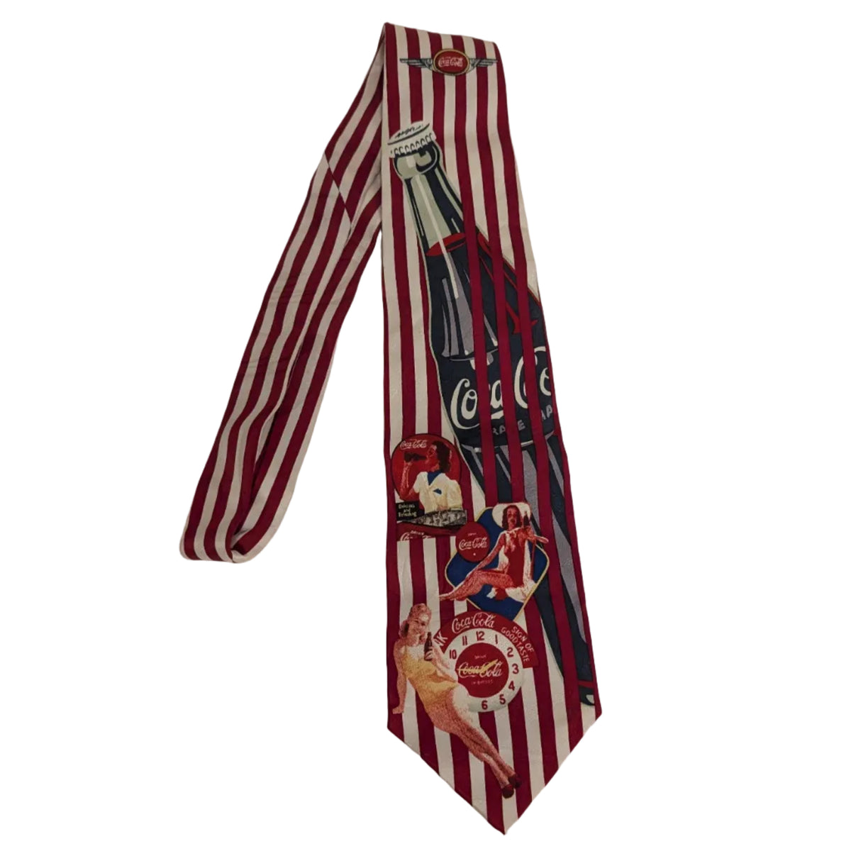 Vintage 1993 Coca-Cola 100% Silk Tie