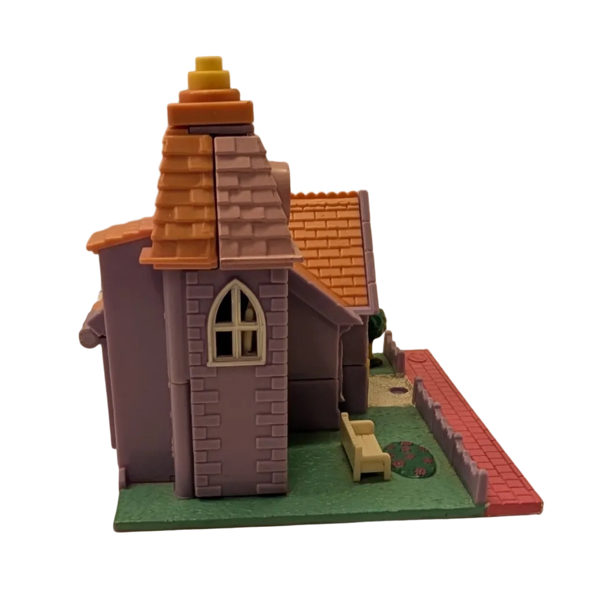 Vintage 1993 Polly Pocket Light-Up Wedding Chapel