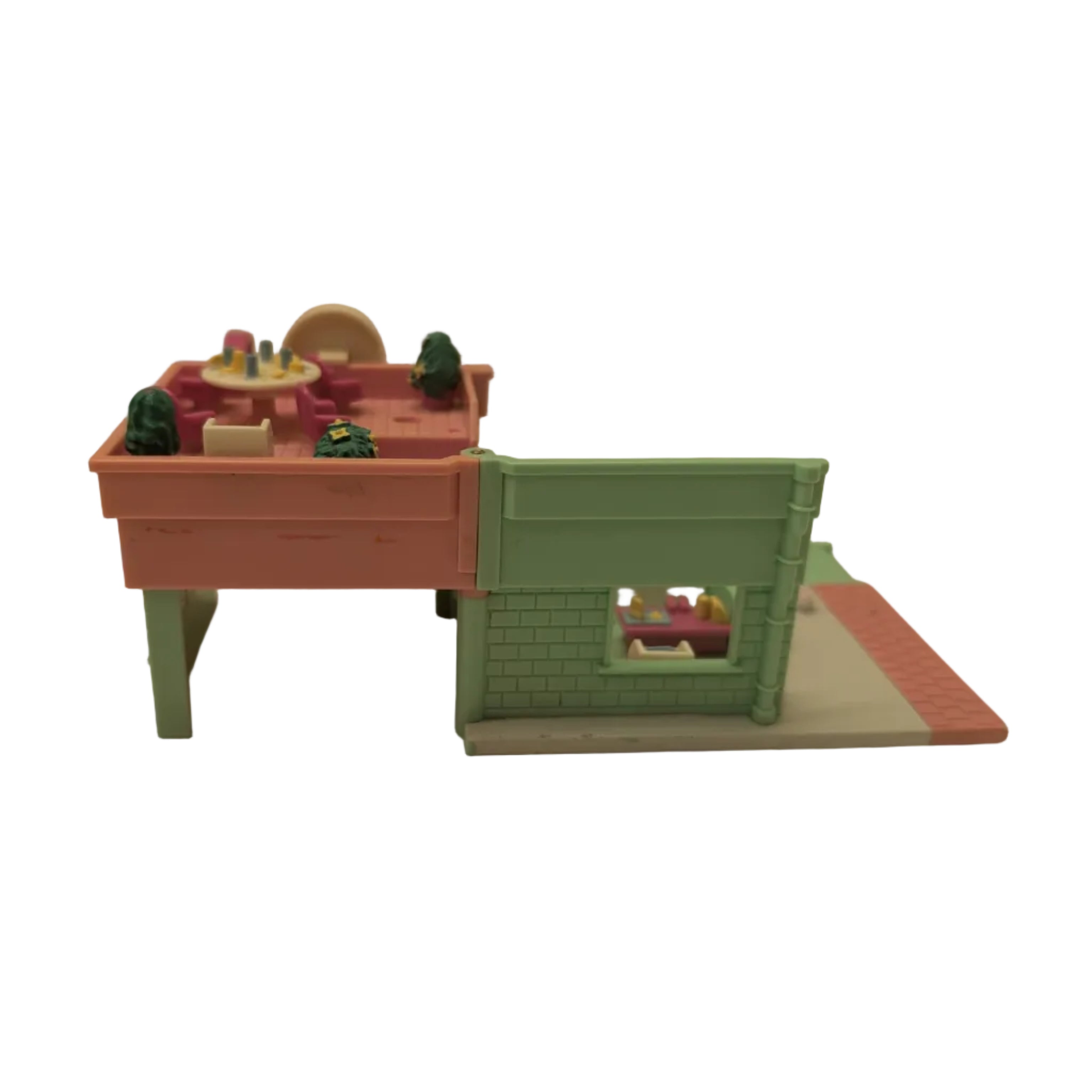 Vintage 1994 Polly Pocket Drive-Thru Burger Stand