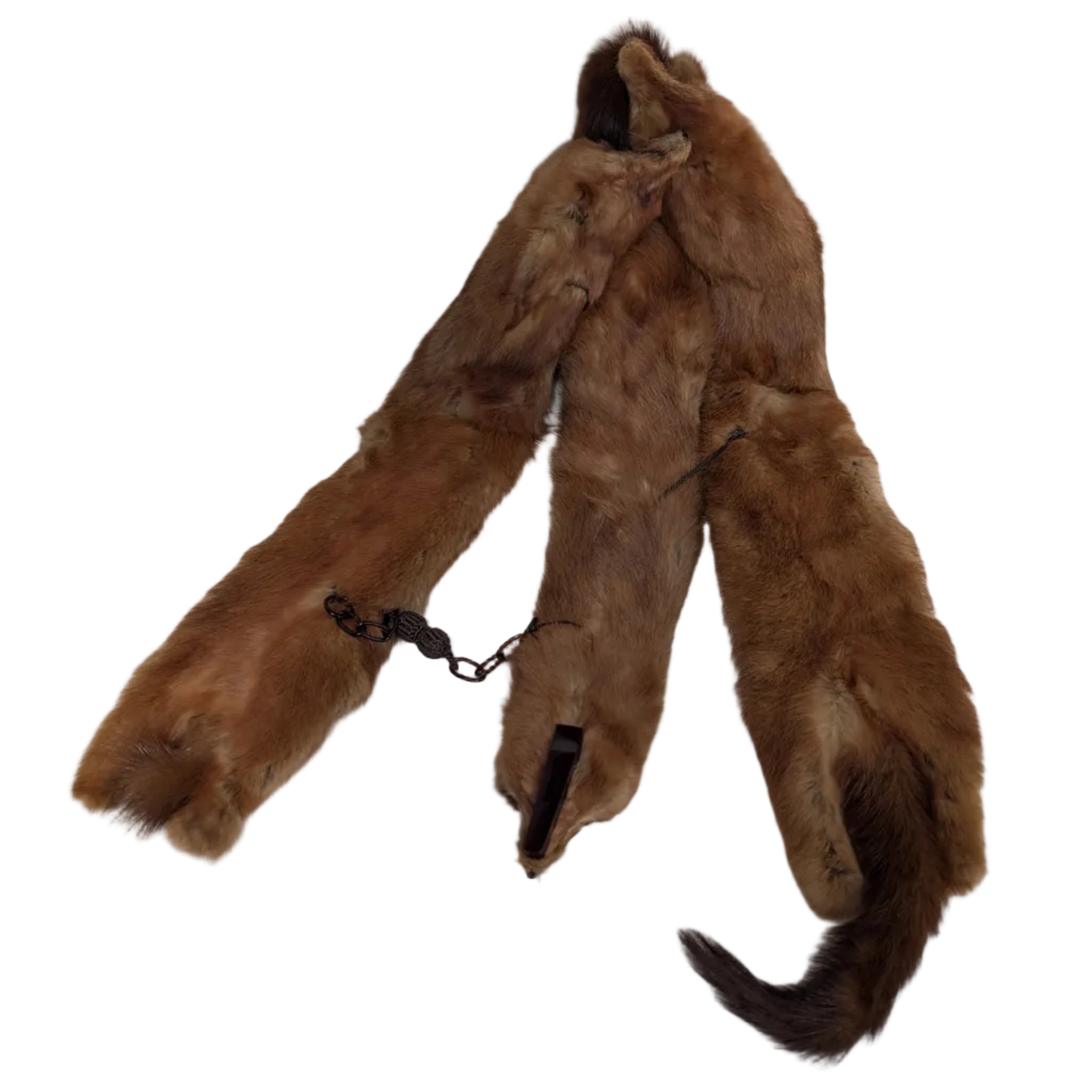 Vintage 3-Pelt Mink Stole