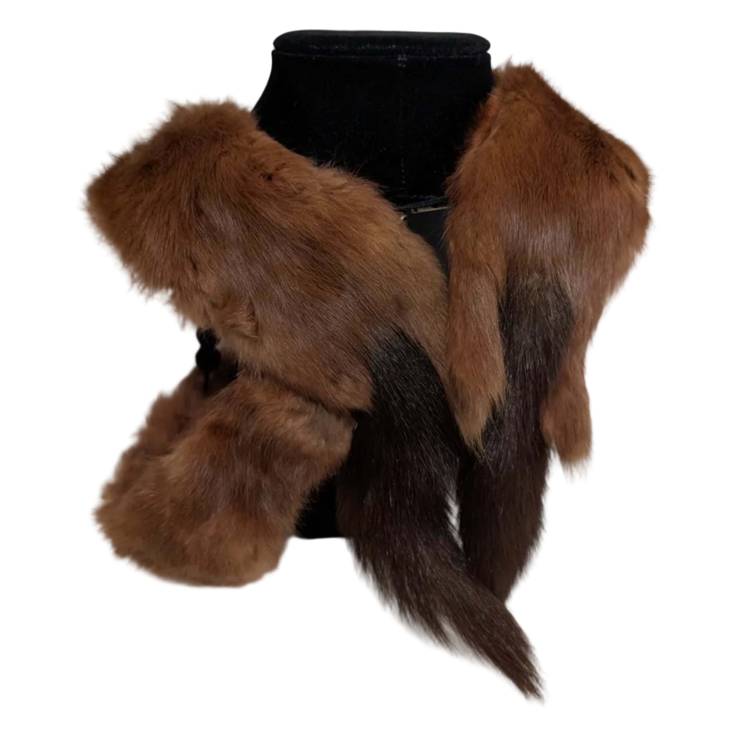 Vintage 3-Pelt Mink Stole - As Is