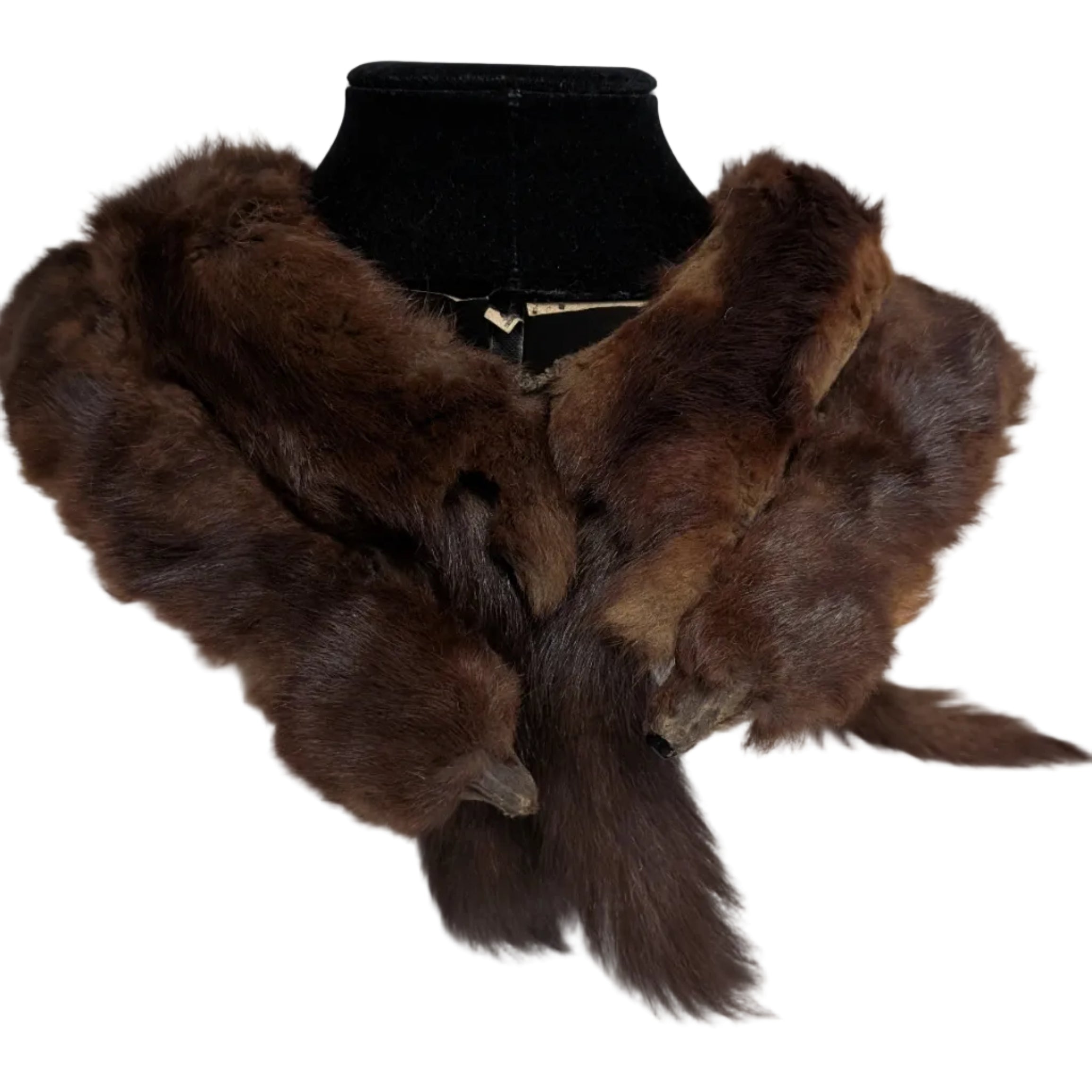 Vintage 4-Pelt Mink Stole