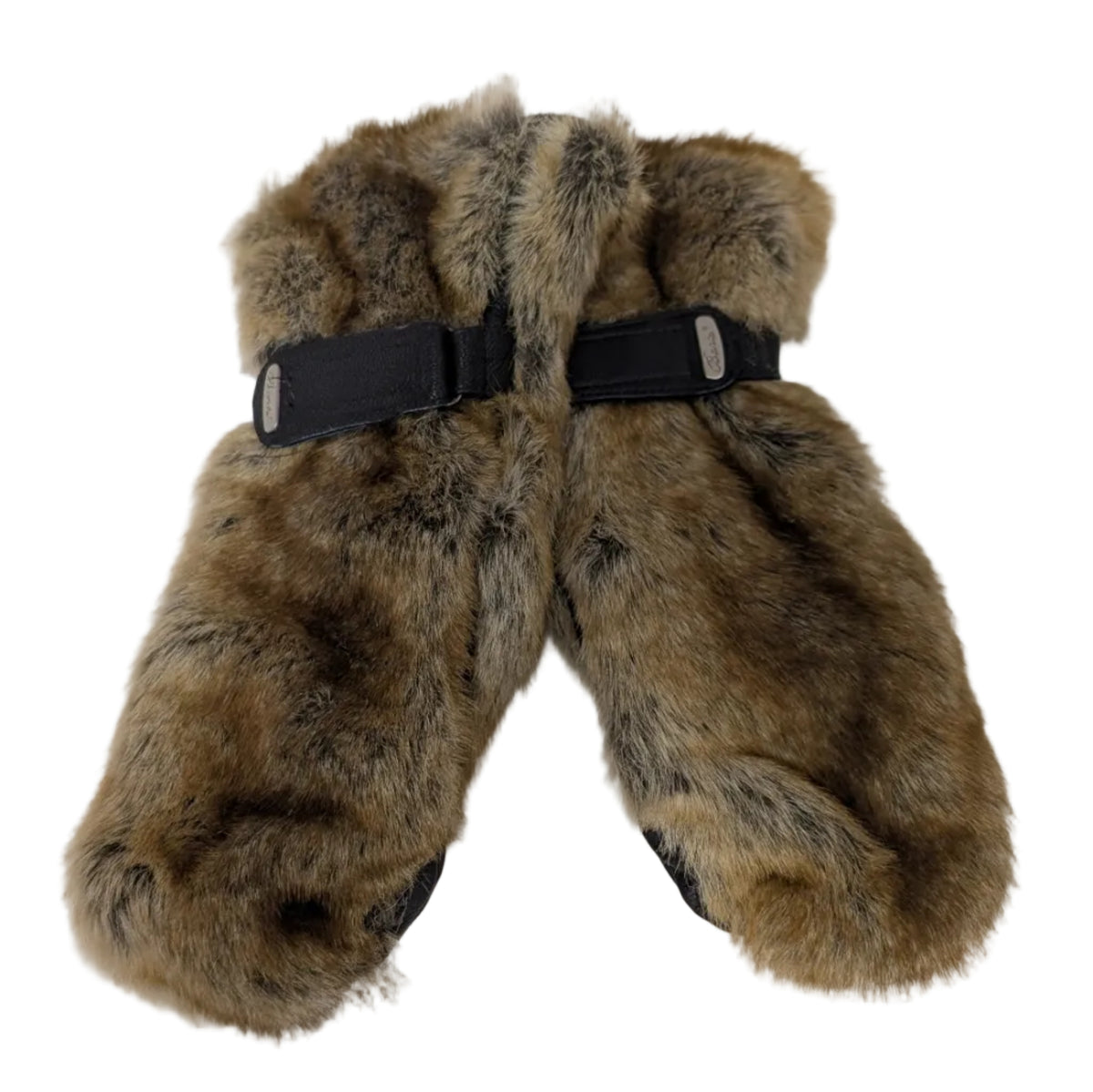 Vintage Barts Leather & Faux Fur Mittens