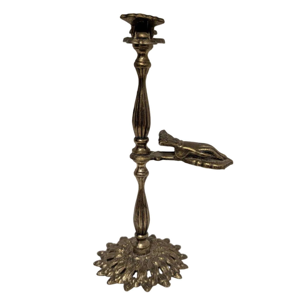 Vintage Brass Victorian Style Hand Clip Stand