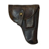 Vintage Brown Leather Holster for Compact Semi-Automatic Pistol