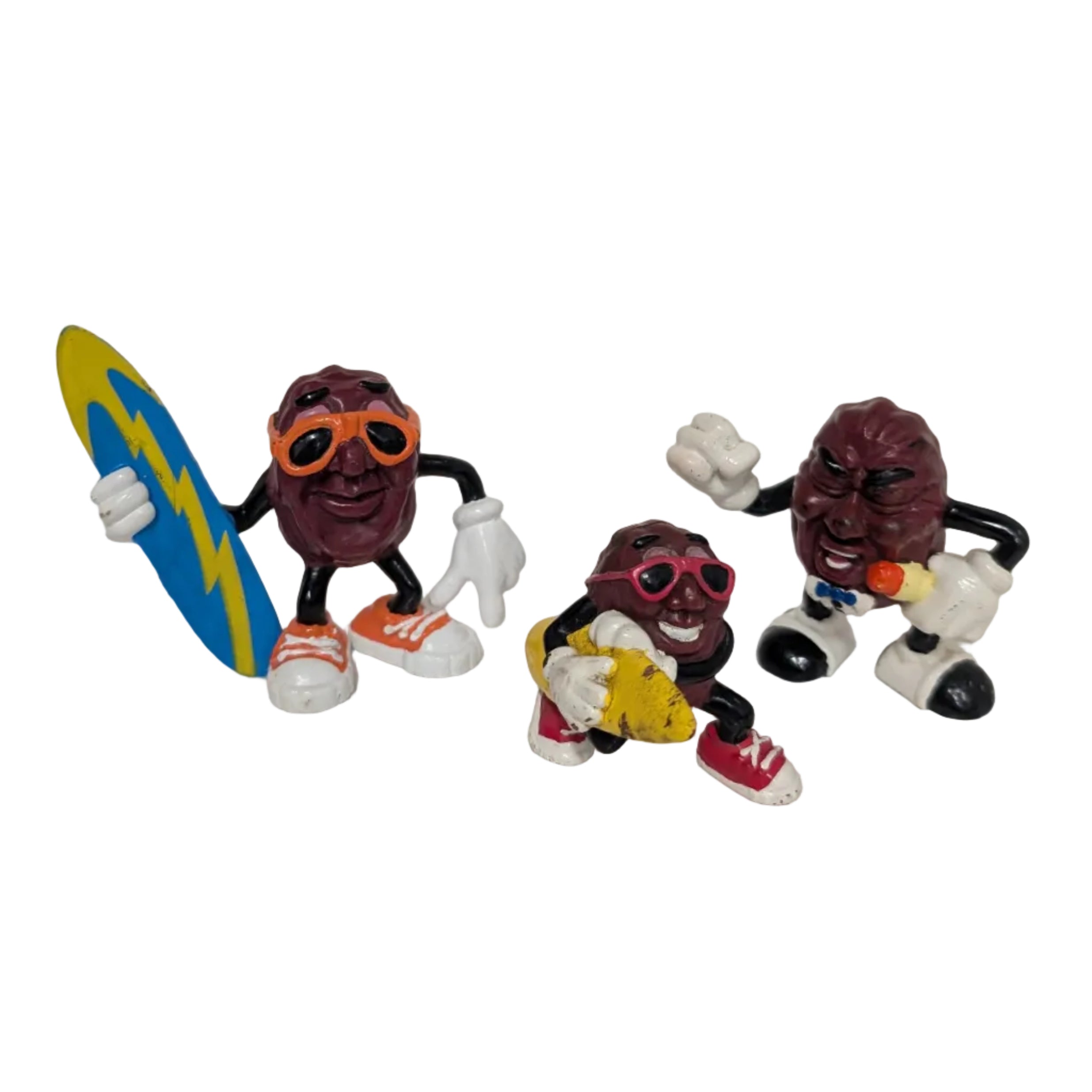 Vintage California Raisins Figures – Lot of 3