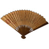 Vintage Chinese Silk & Bamboo Folding Fan