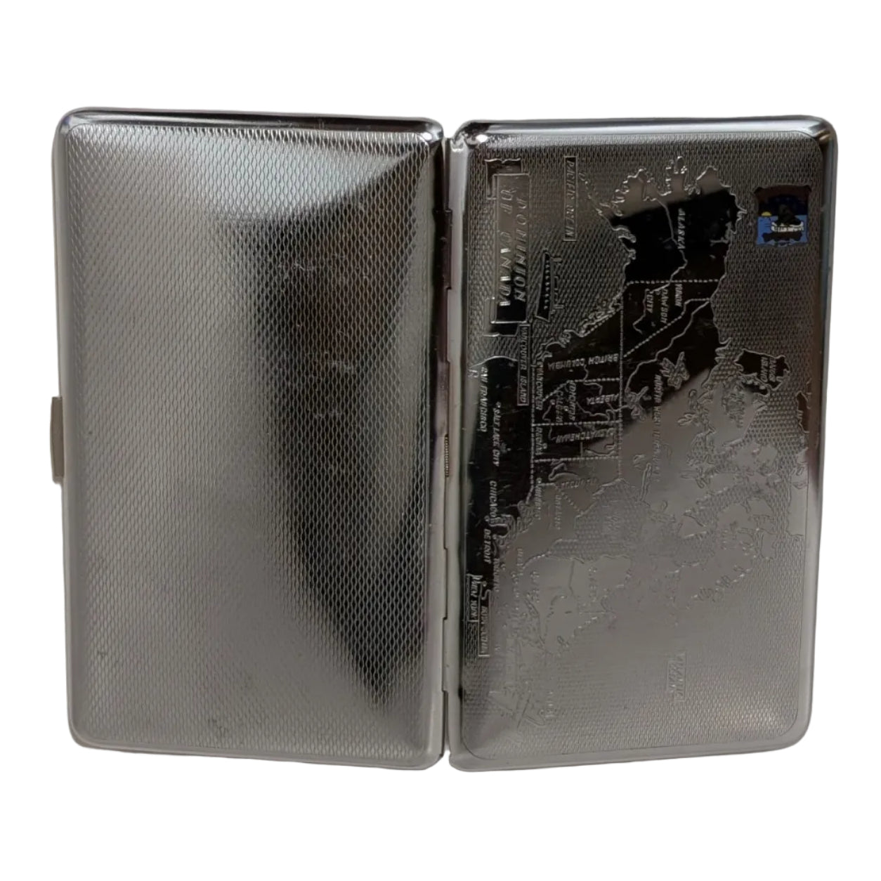 Vintage Cigarette Case - Dominion of Canada - RCAF Resolute Bay