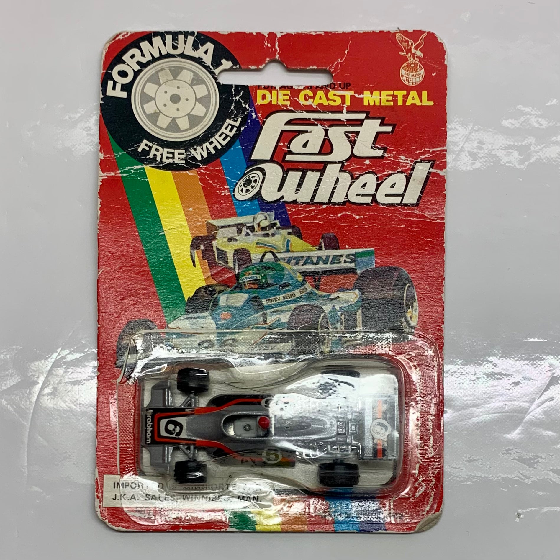 Vintage Die Cast Metal Fast Wheel Car
