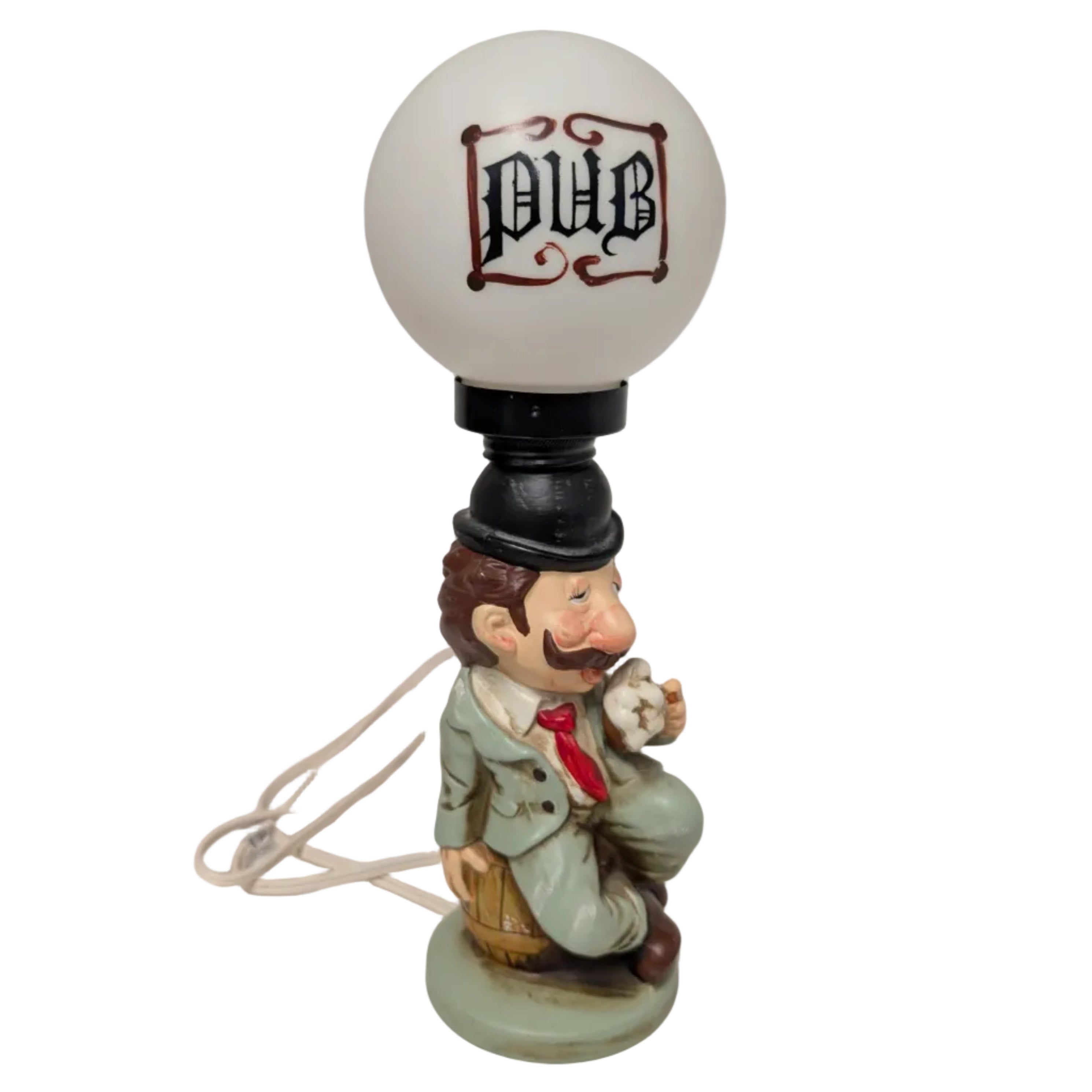 Vintage Enesco Japan PUB Globe Lamp