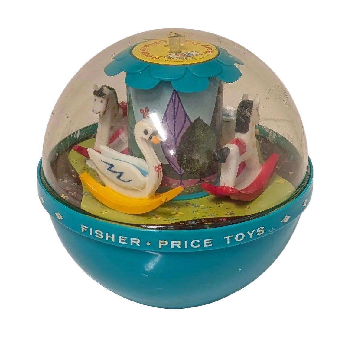 Vintage Fisher-Price Roly Poly Chime Ball