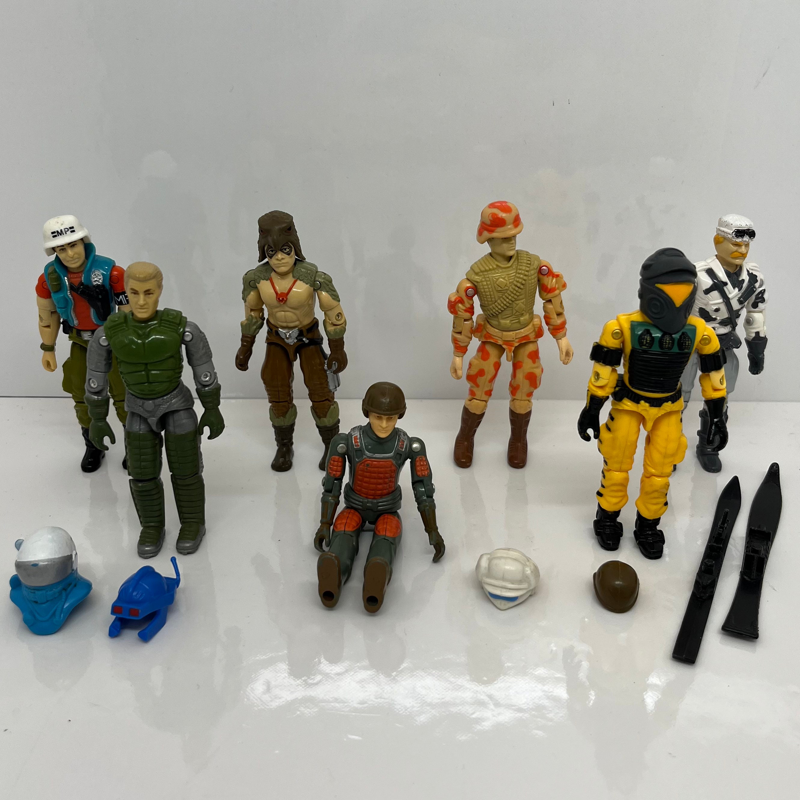 Vintage G.I. Joe Action Figures (Set of 7)