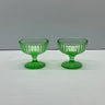 Vintage Green Vaseline Uranium Glass