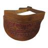 Vintage Hand Tooled Leather Visor 