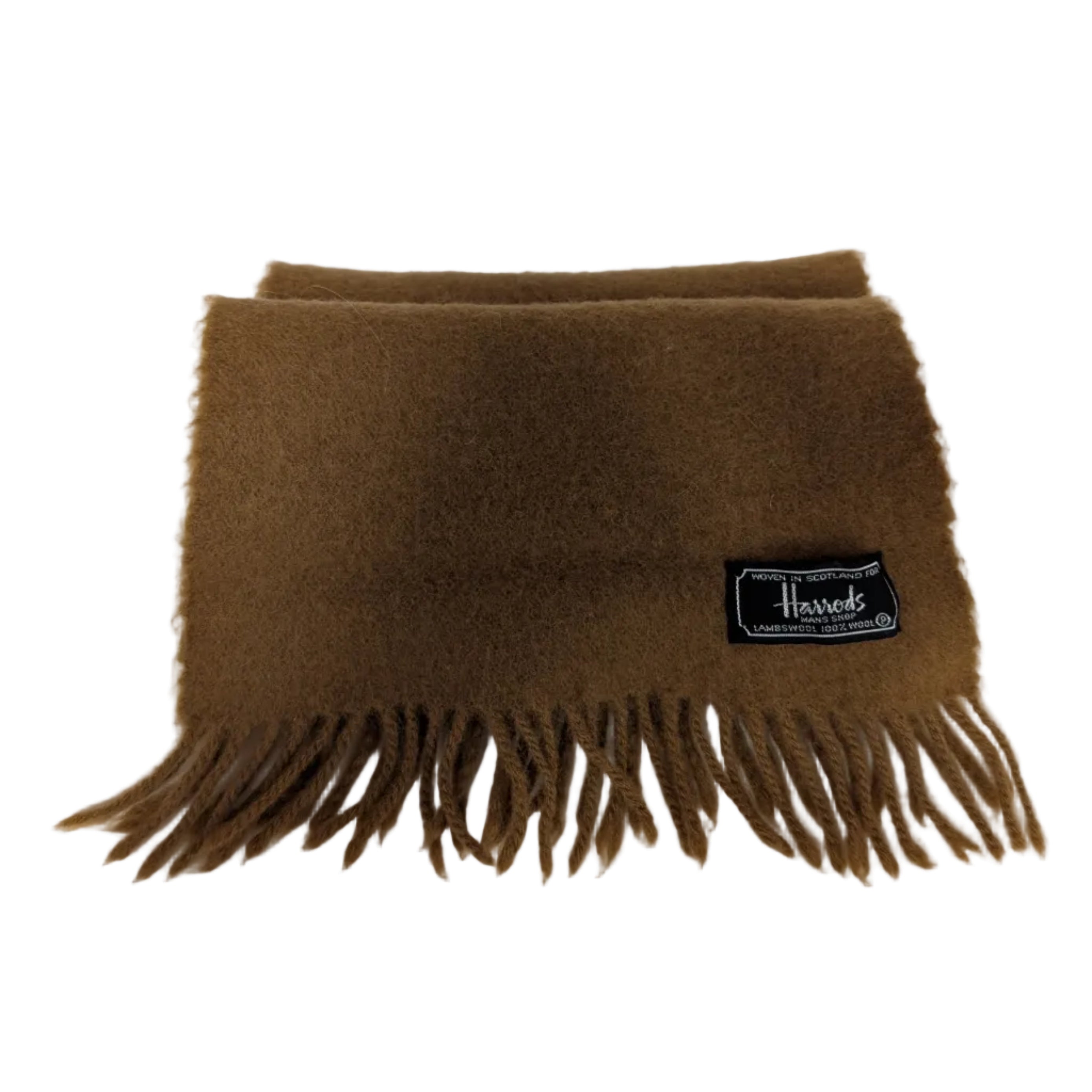 Vintage Harrods Lambswool Scarf