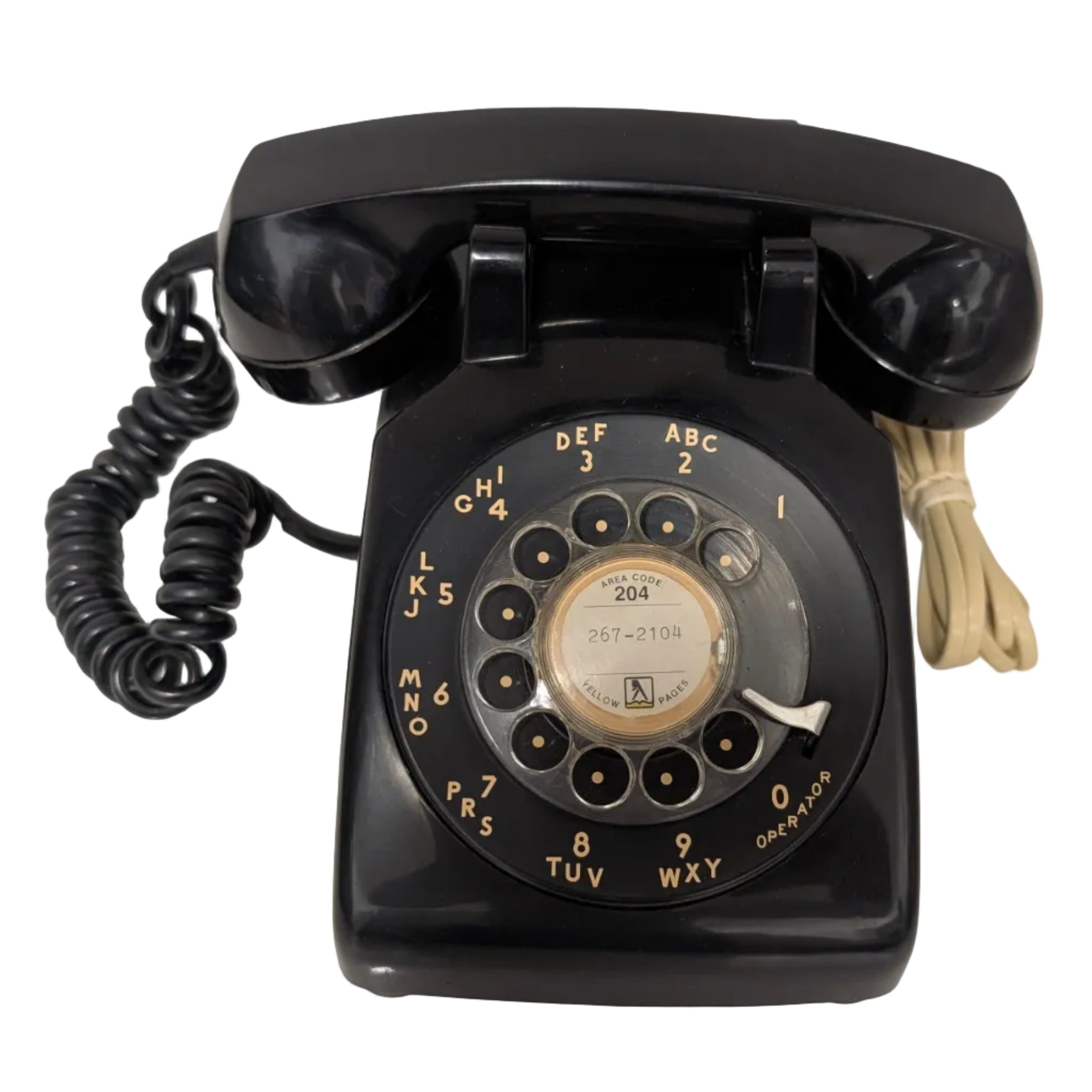 Vintage ITT Rotary Desk Phone 500