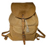 Vintage Leather Backpack Made in Czechoslovakia