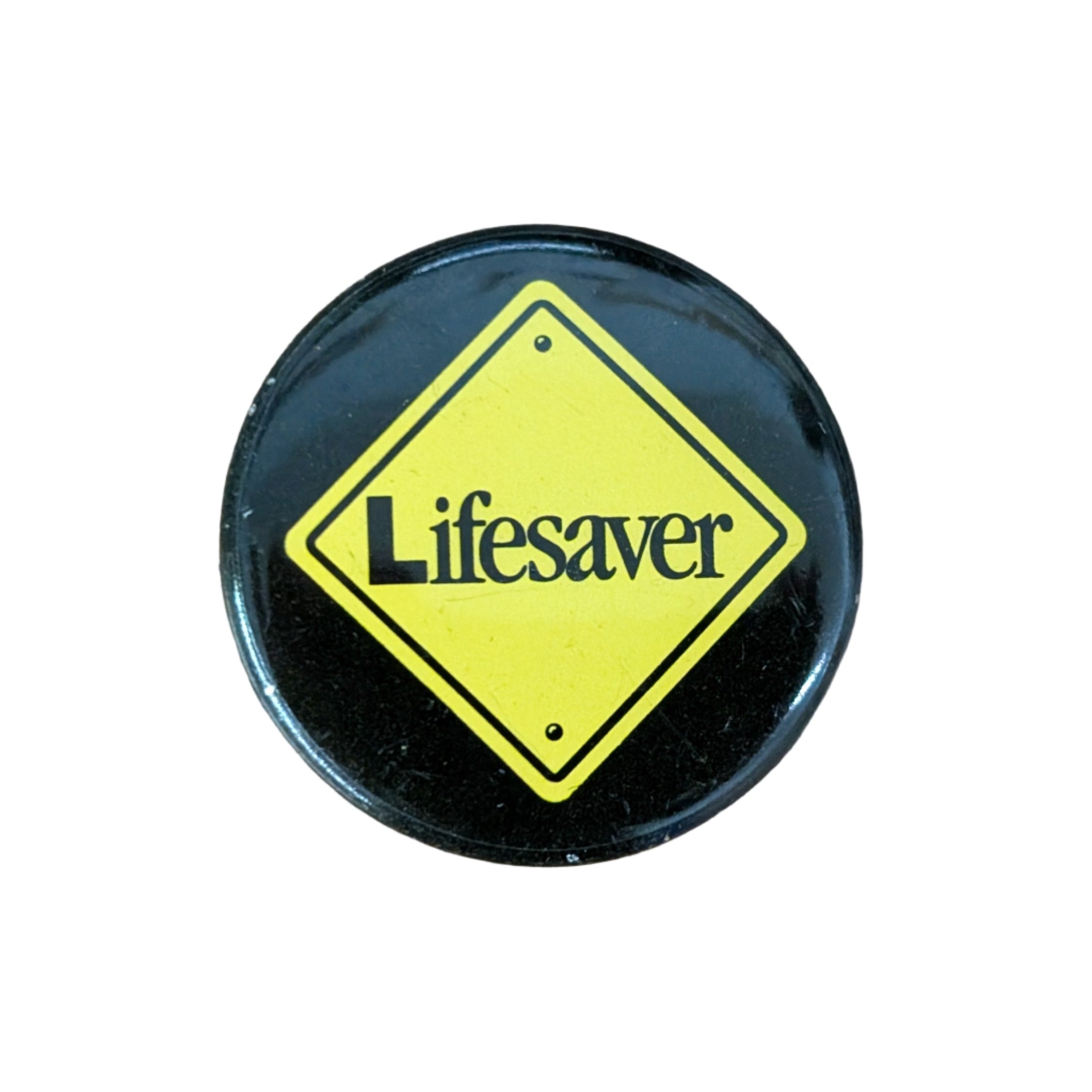 Vintage Lifesaver Button Pin