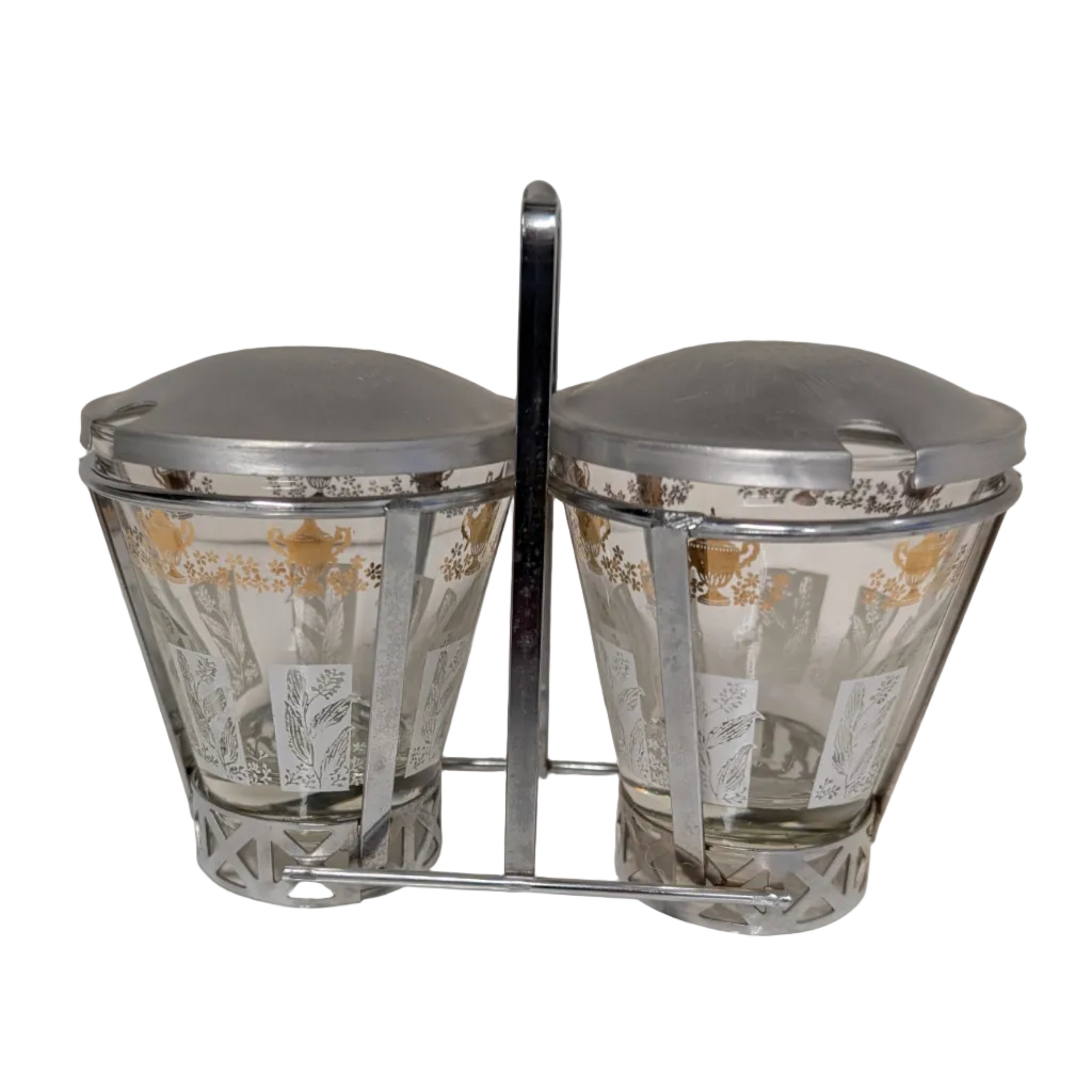Vintage MCM Condiment Set